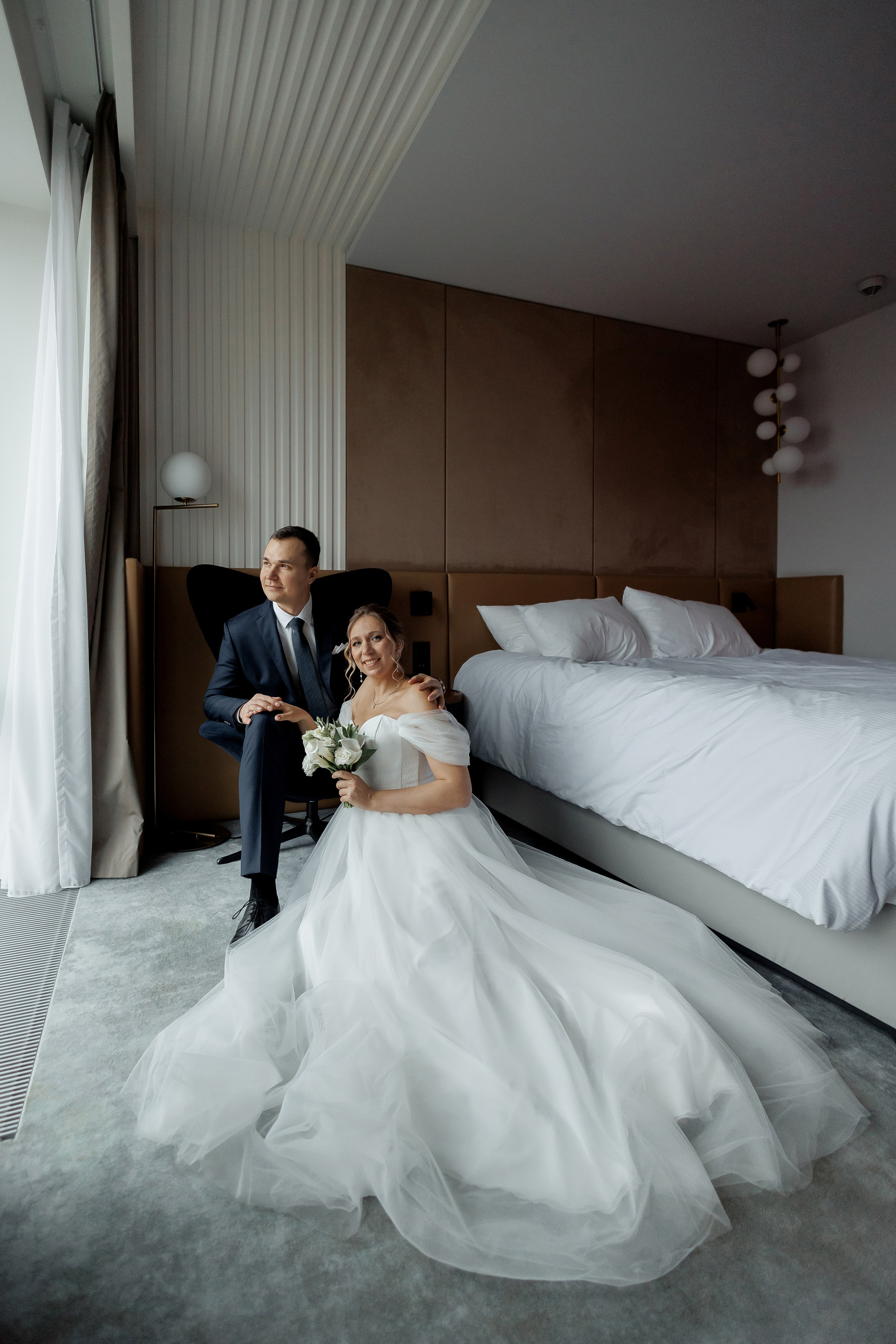 Свадебная фотосессия в отеле Movenpick Moscow Taganskaya