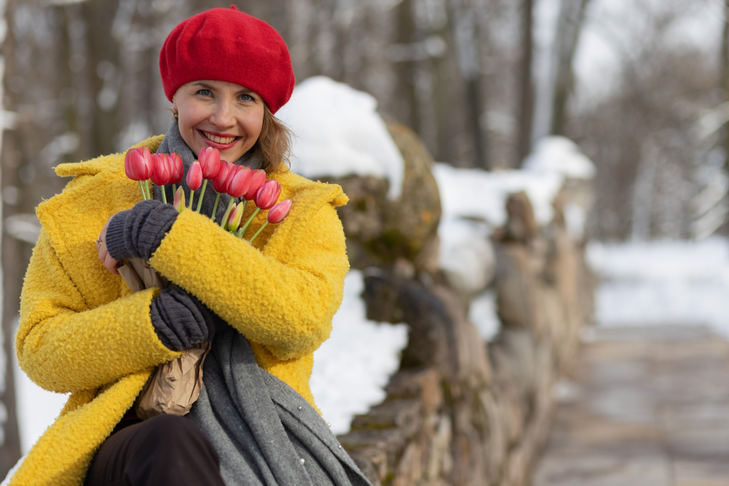 Зимняя индивидуальная фотосессия на улице