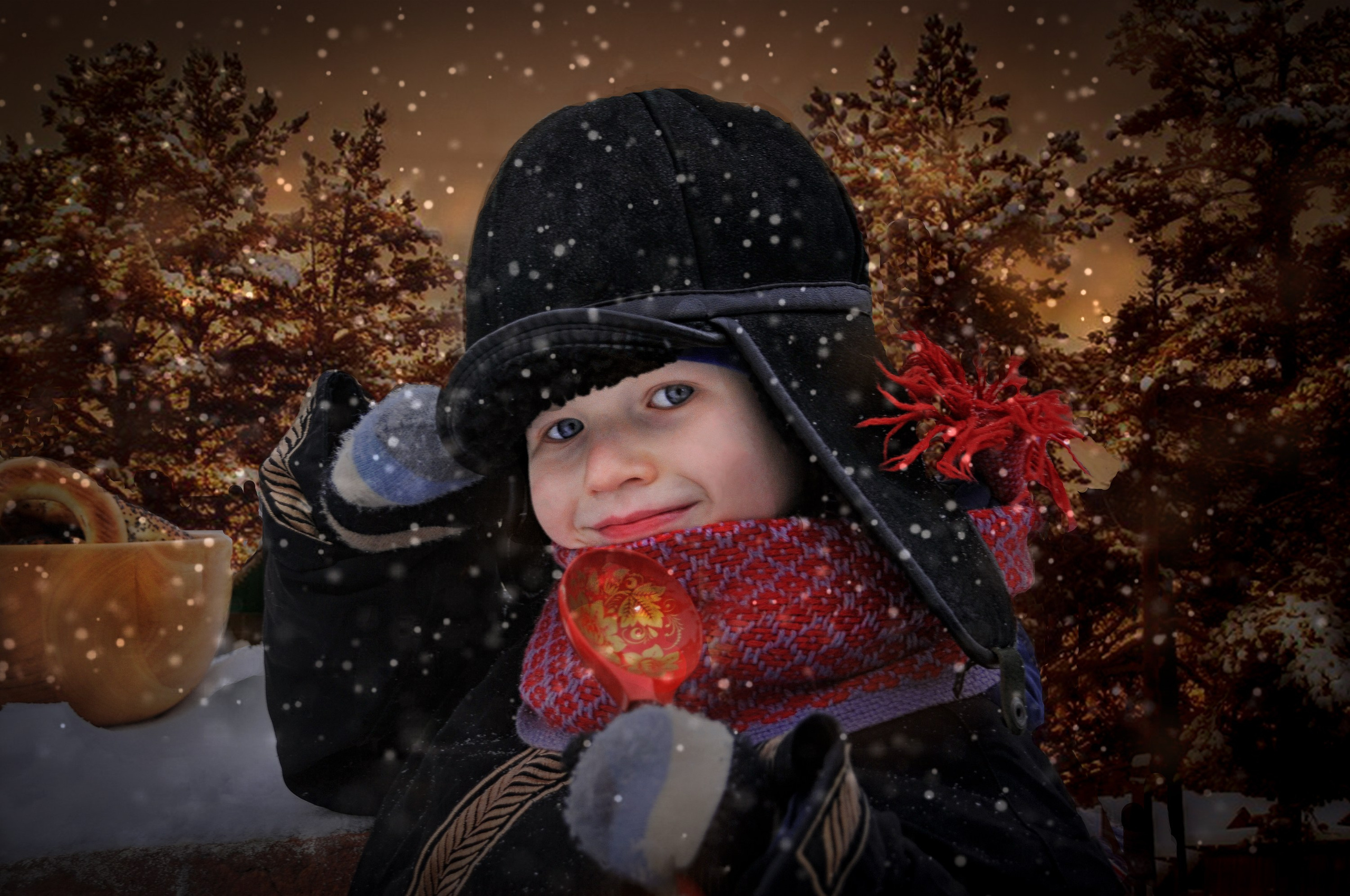 Зимние открытки. Семейный и детский фотограф в Ярославле, Максимова Светлана