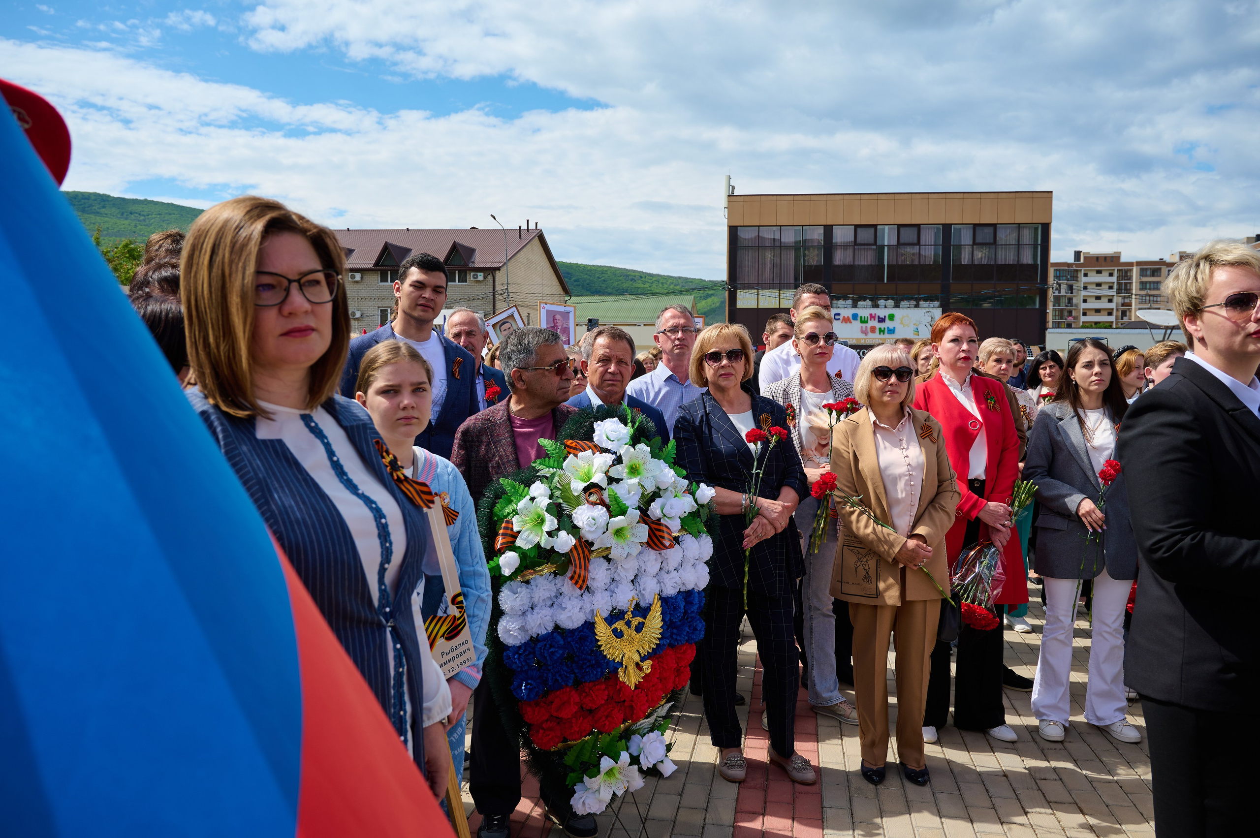 Митинг 9 мая. Жизнь курорта Кабардинка в фотографиях