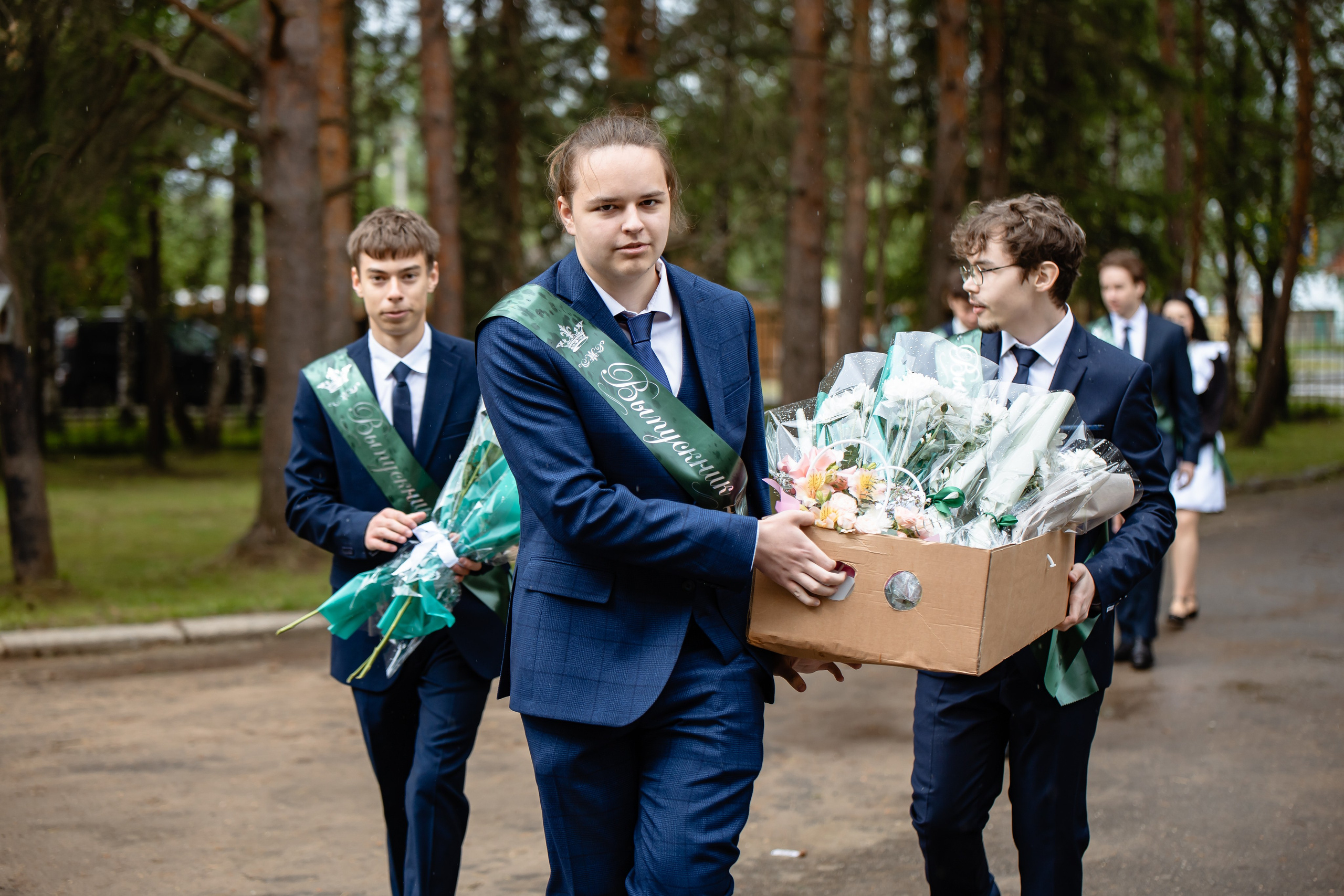 📸 Анонс Выпускного 11 и 9 класса, школа № 1, город Пошехонье. Фотограф Михаил Александров