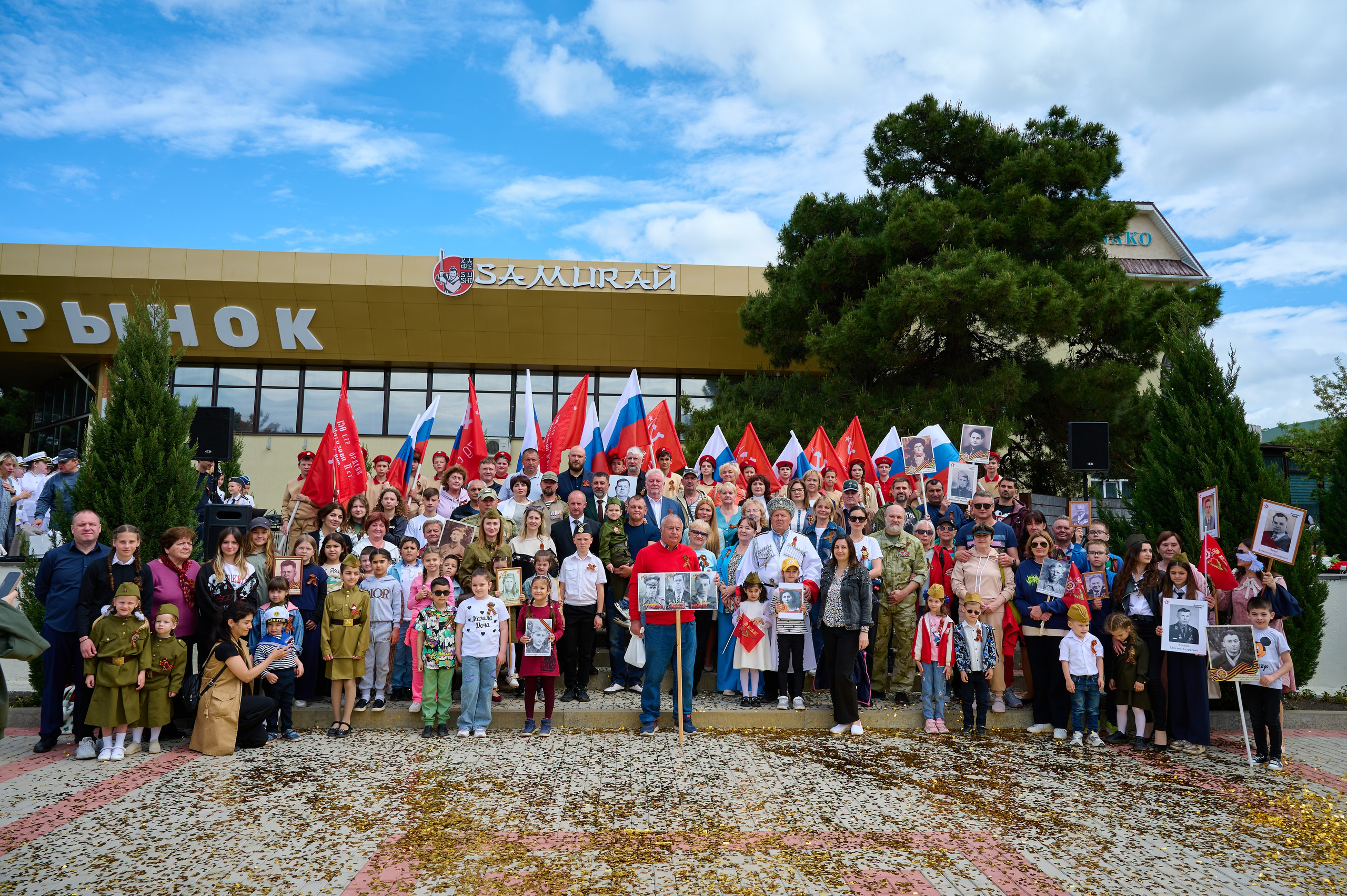 Митинг 9 мая. Жизнь курорта Кабардинка в фотографиях
