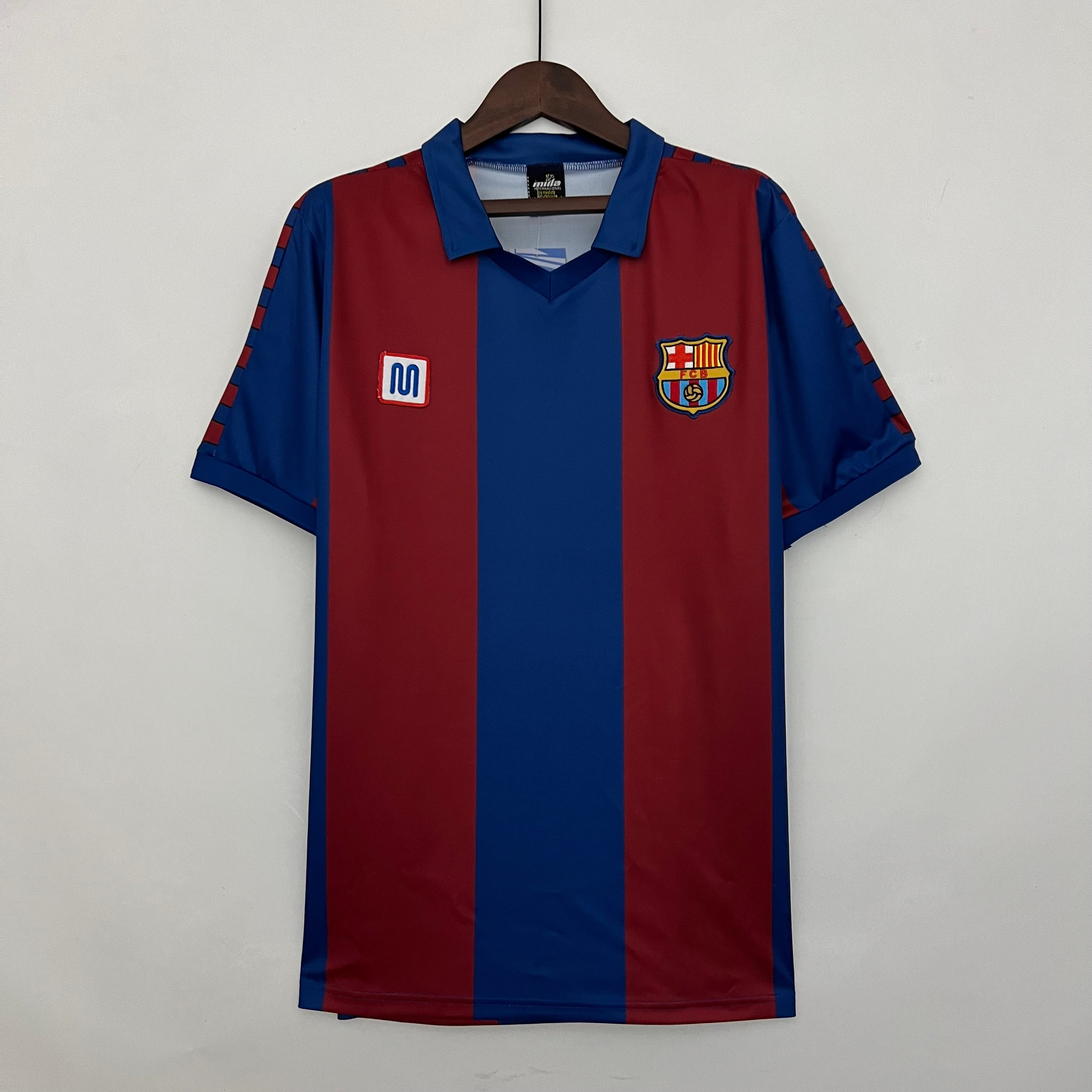 Винтажная футболка Barcelona 1982-1983 купить. Футбольный магазин — ssw_magazin
