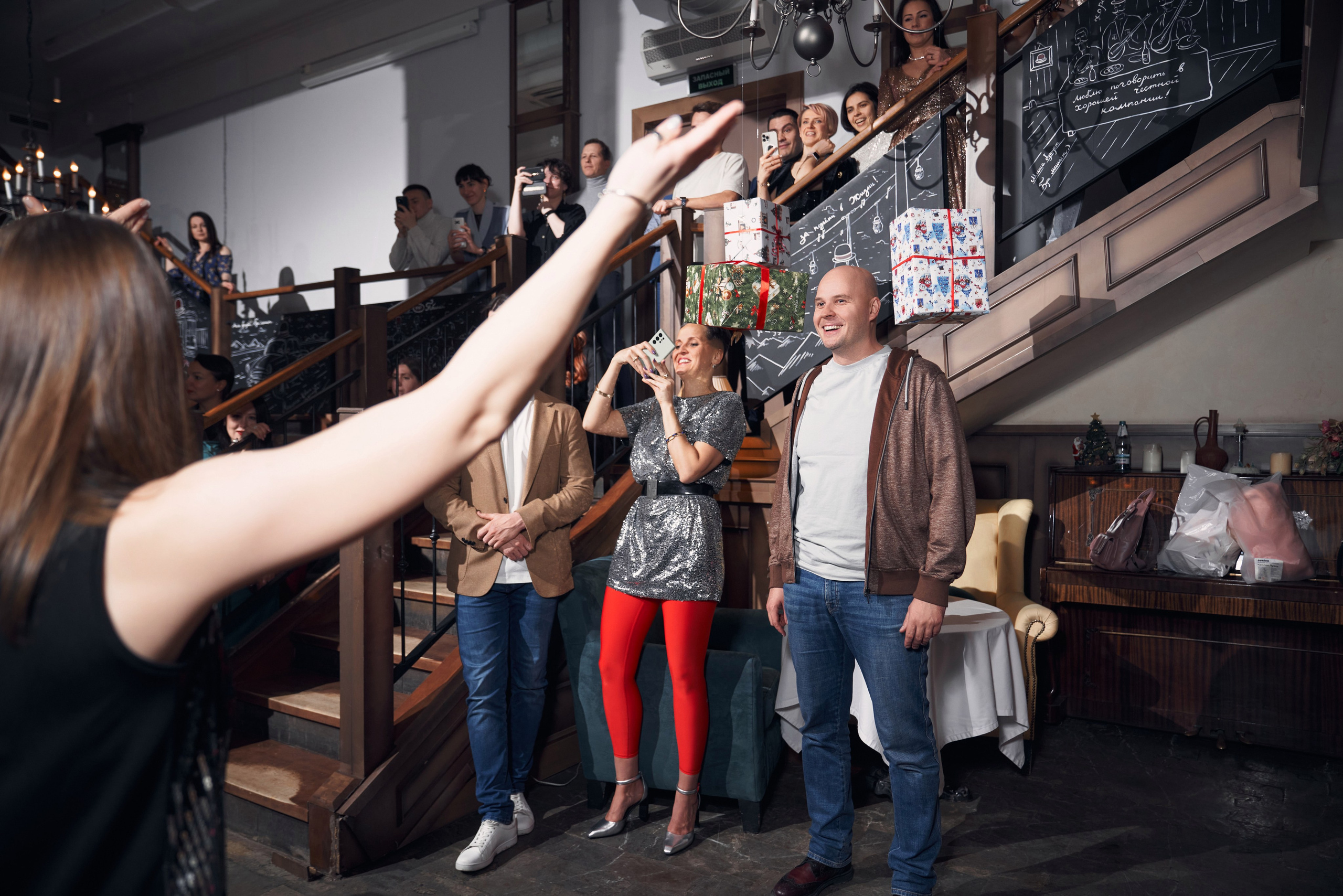 Новогодний корпоратив сети фитнесс клубов «Анатомия» — фотограф Опарин