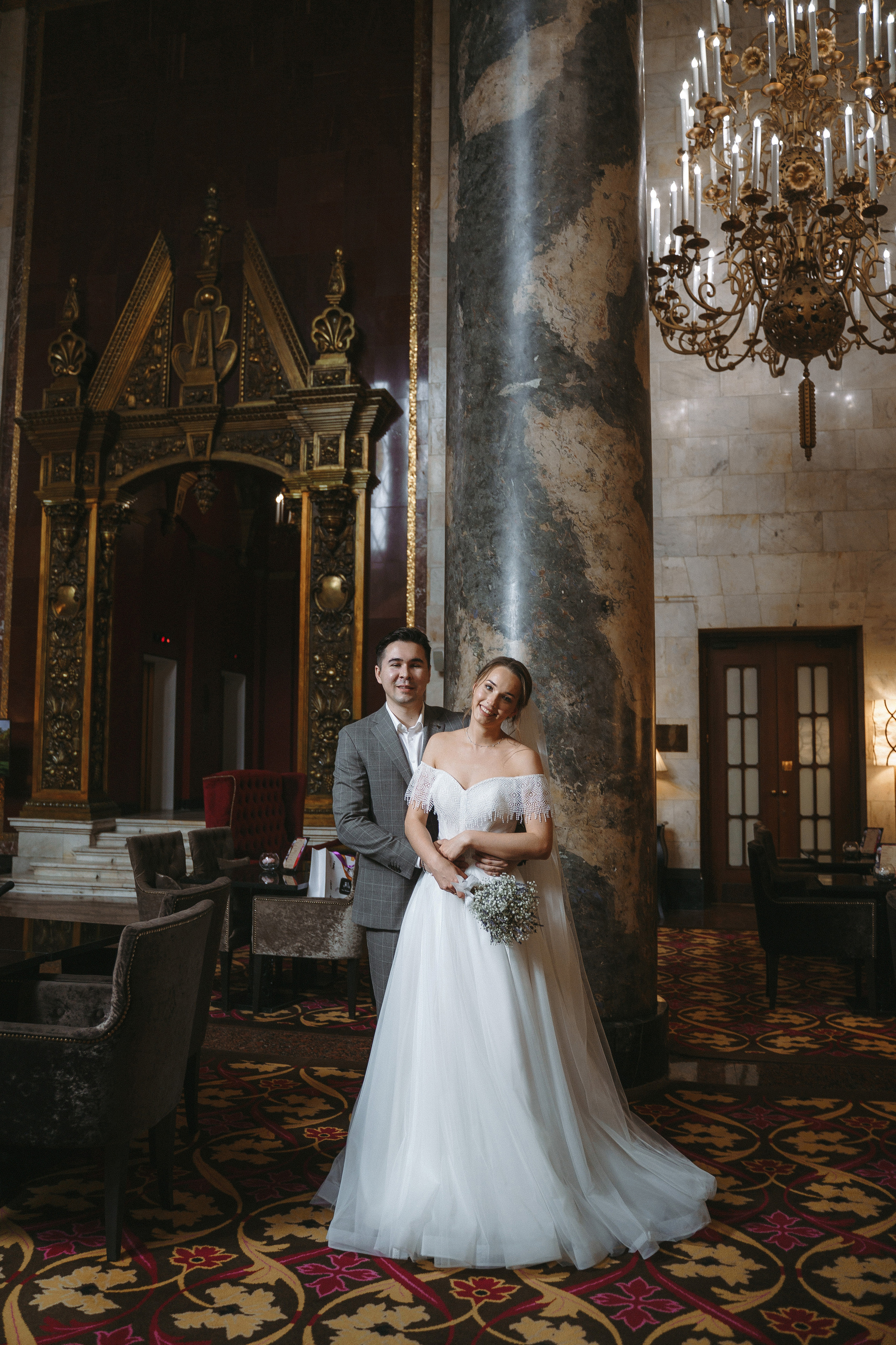 Свадебная фотосессия в отеле Hilton Moscow Leningradskaya 5*