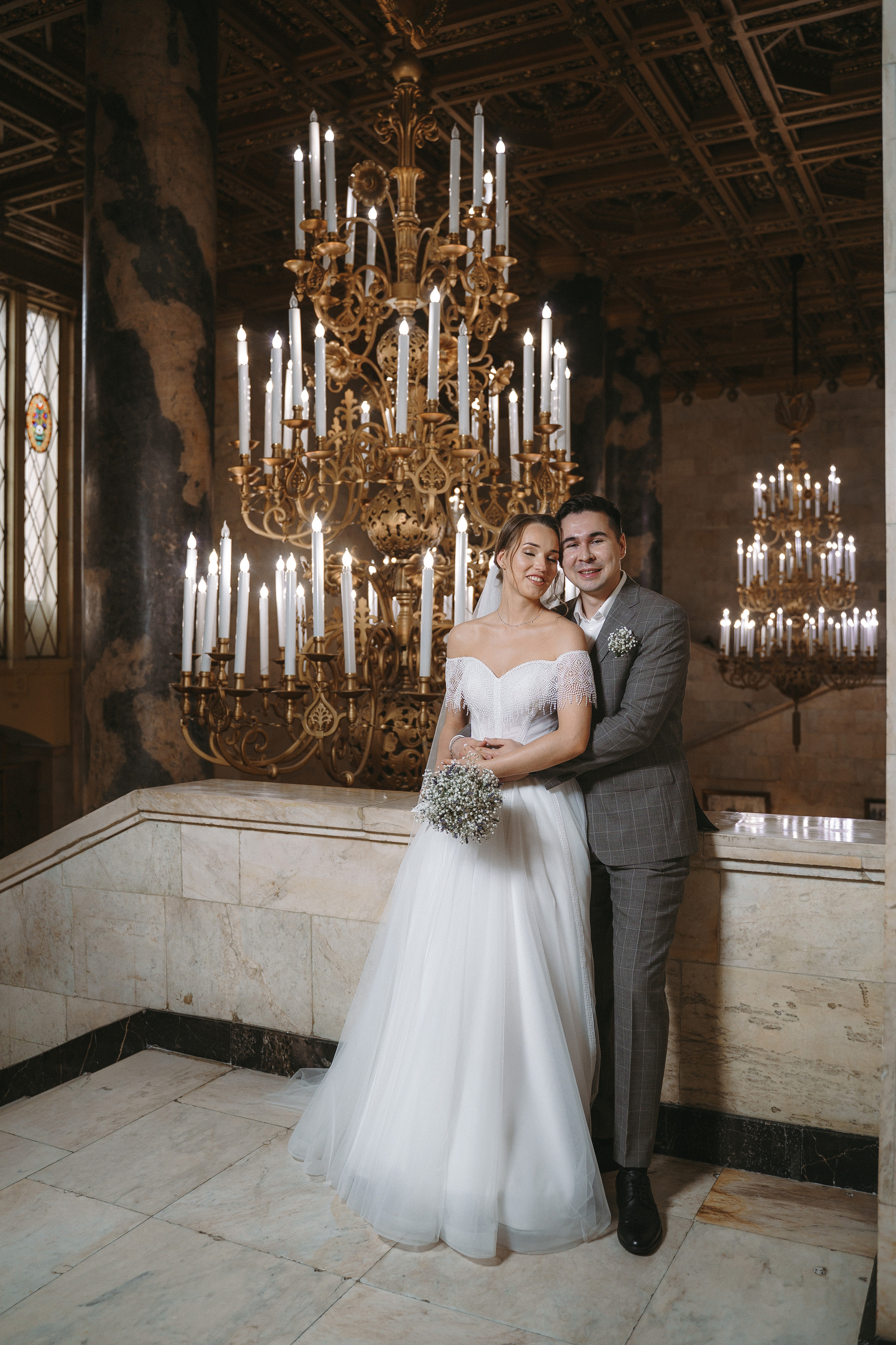 Свадебная фотосессия в отеле Hilton Moscow Leningradskaya 5*