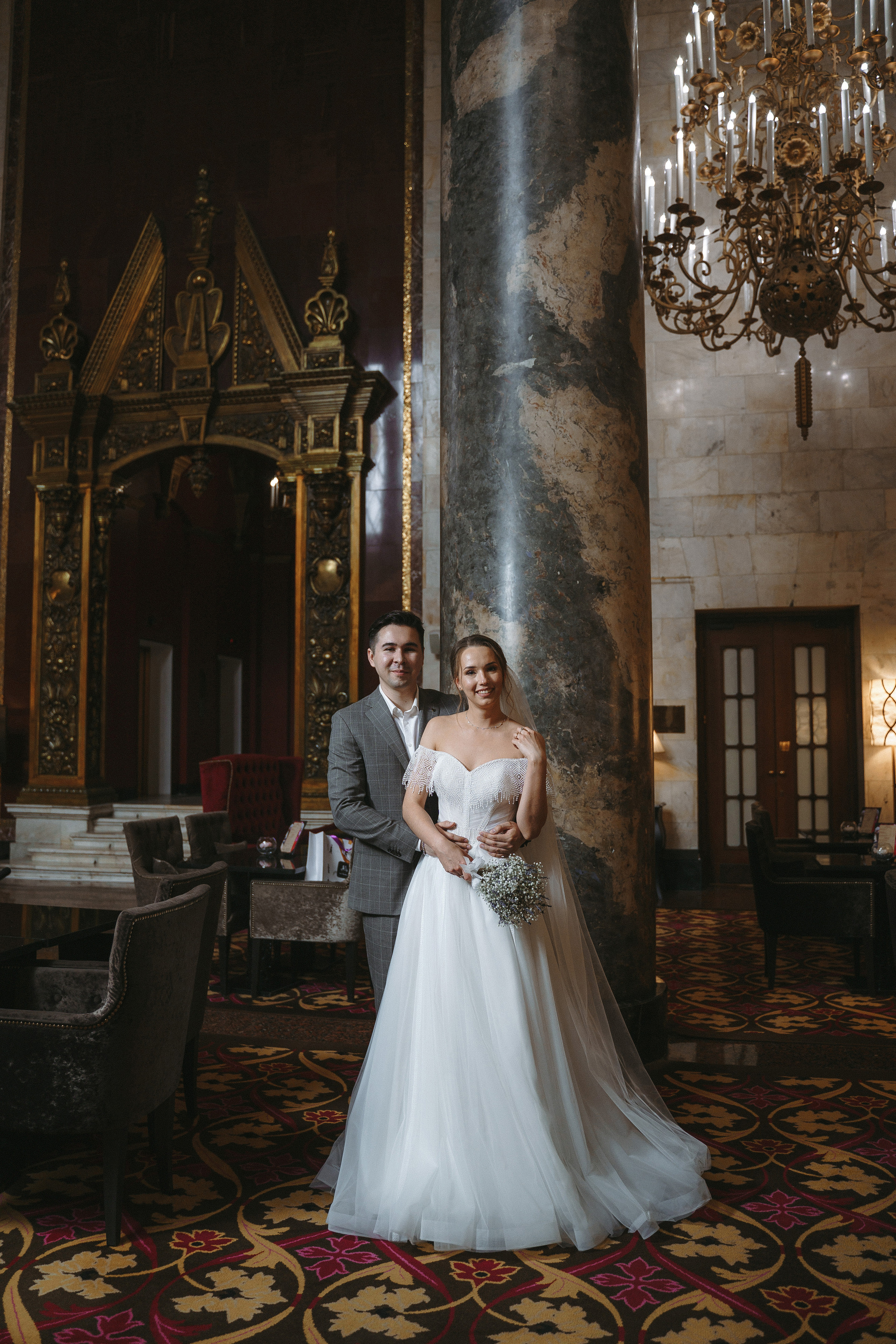 Свадебная фотосессия в отеле Hilton Moscow Leningradskaya 5*