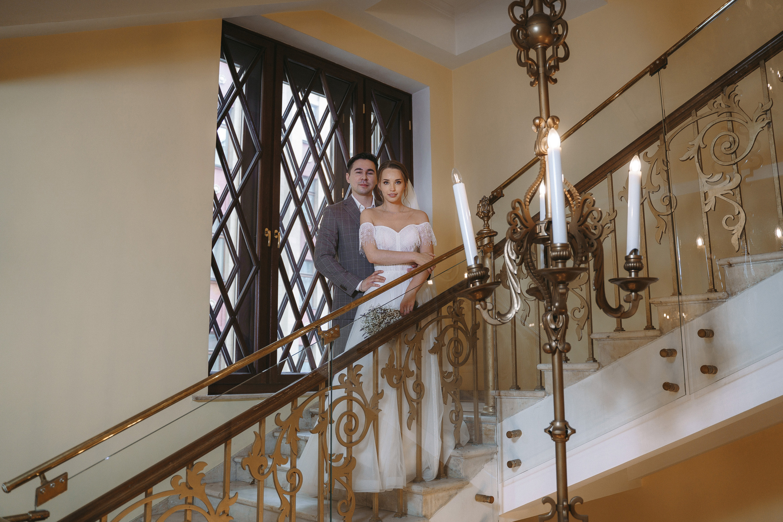 Свадебная фотосессия в отеле Hilton Moscow Leningradskaya 5*