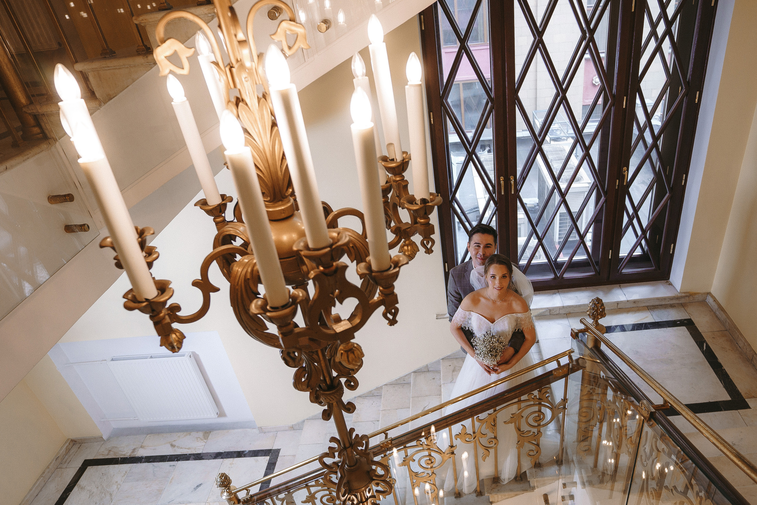 Свадебная фотосессия в отеле Hilton Moscow Leningradskaya 5*