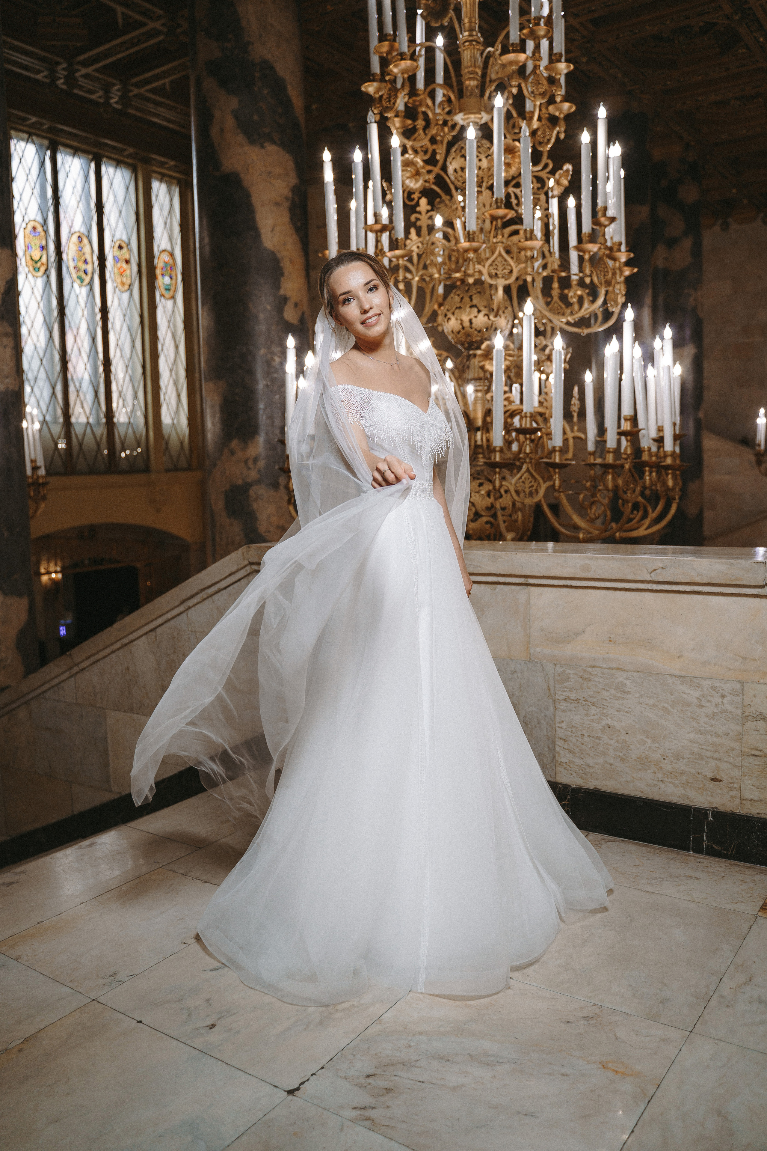 Свадебная фотосессия в отеле Hilton Moscow Leningradskaya 5*