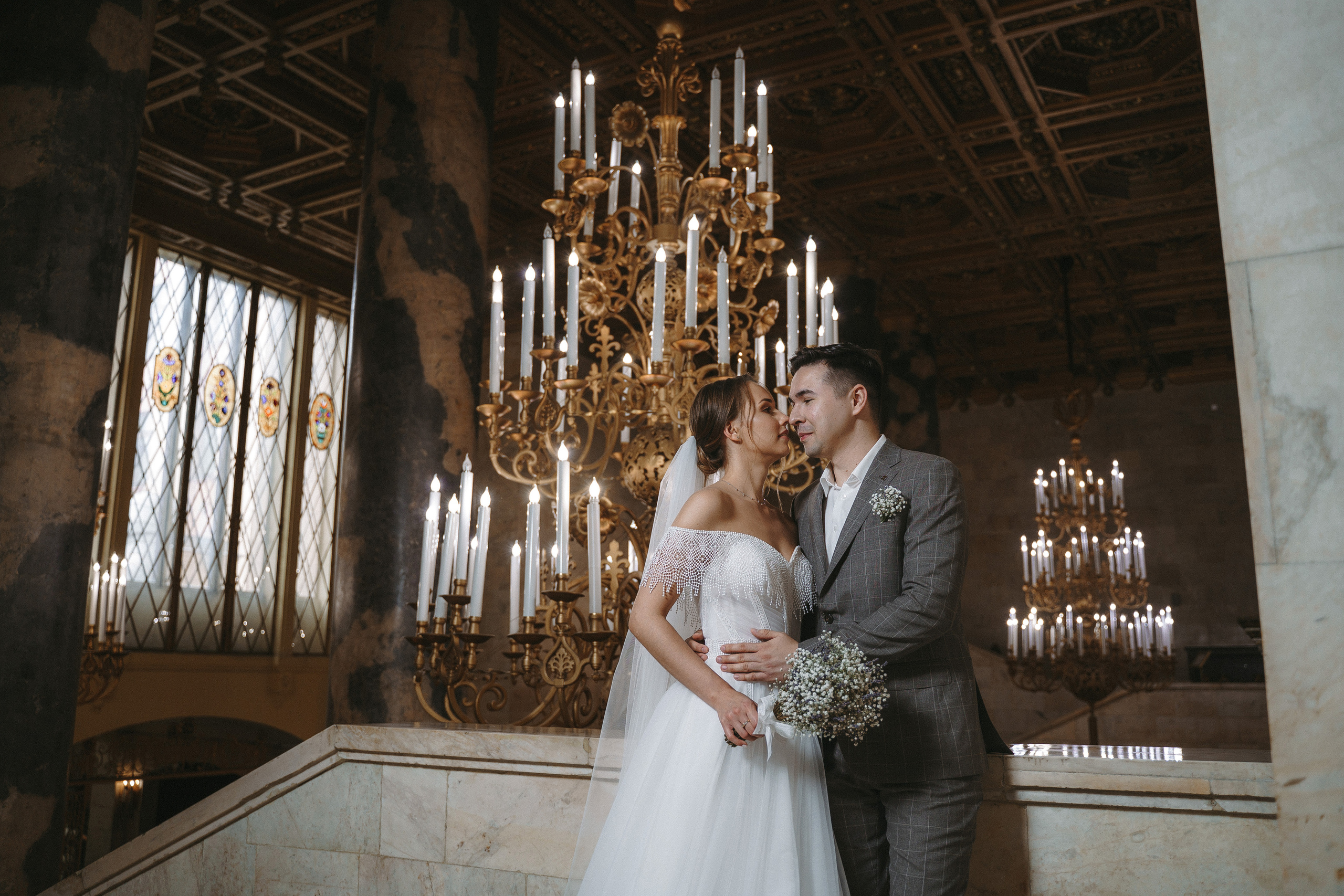 Свадебная фотосессия в отеле Hilton Moscow Leningradskaya 5*