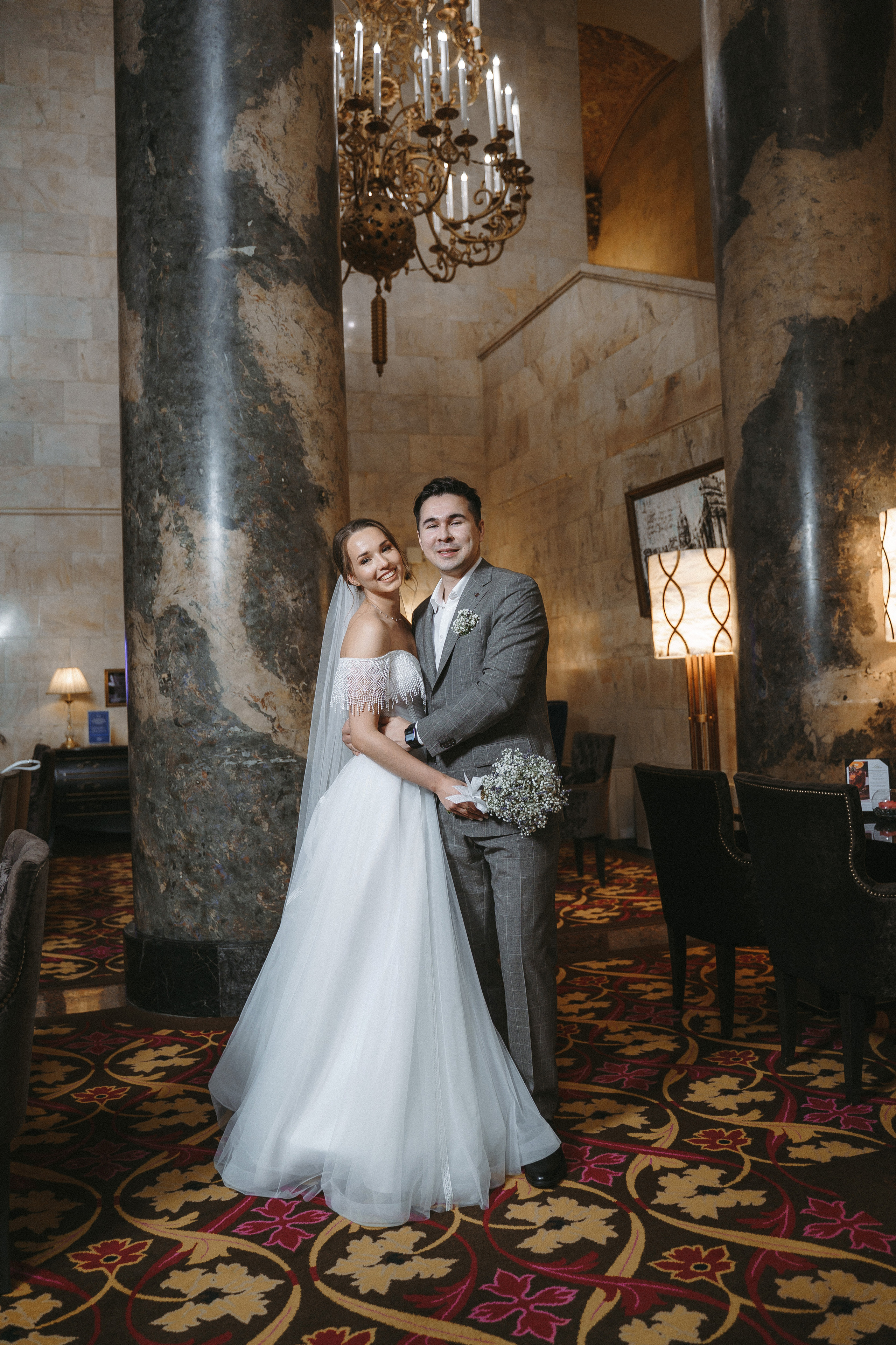 Свадебная фотосессия в отеле Hilton Moscow Leningradskaya 5*