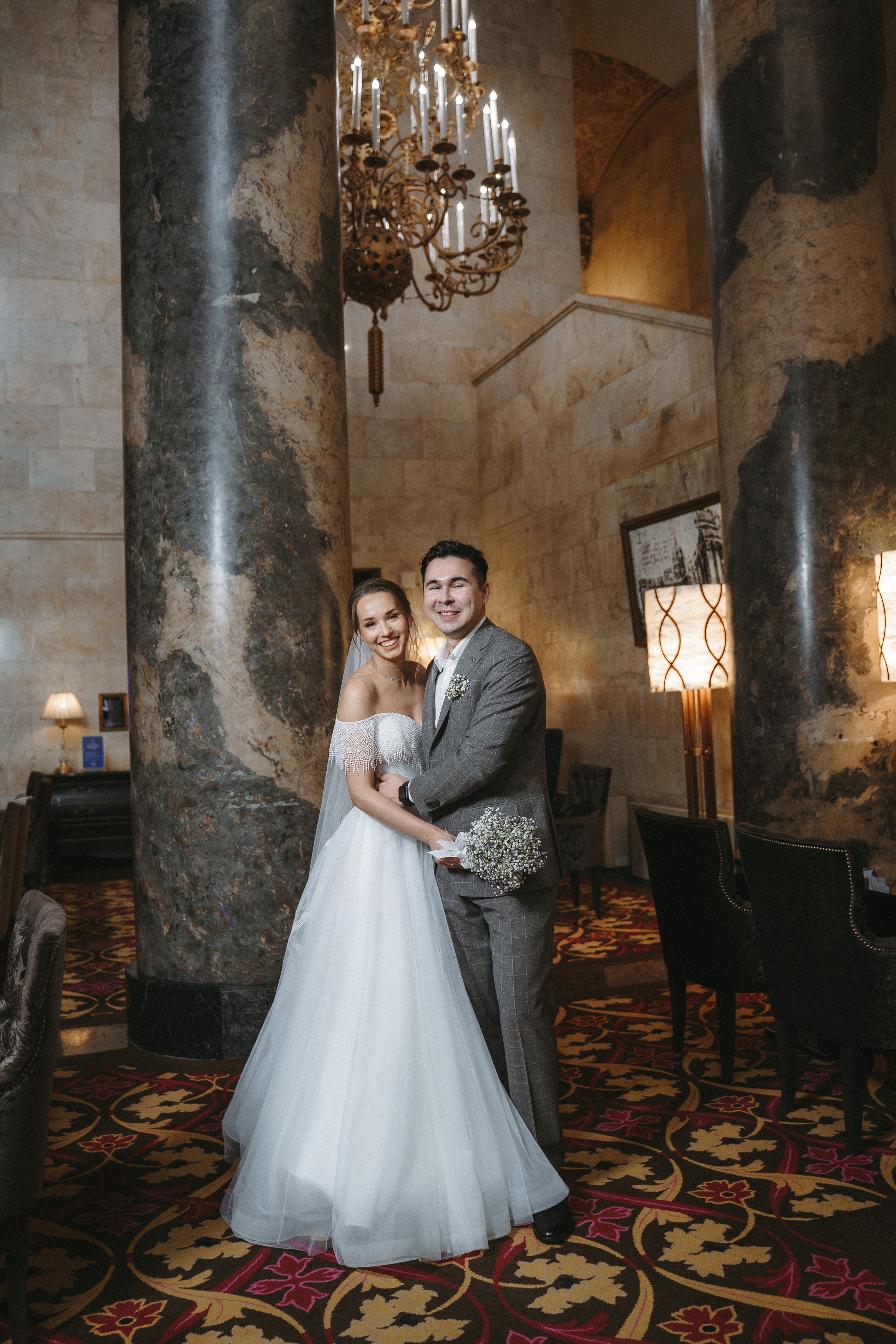 Свадебная фотосессия в отеле Hilton Moscow Leningradskaya 5*