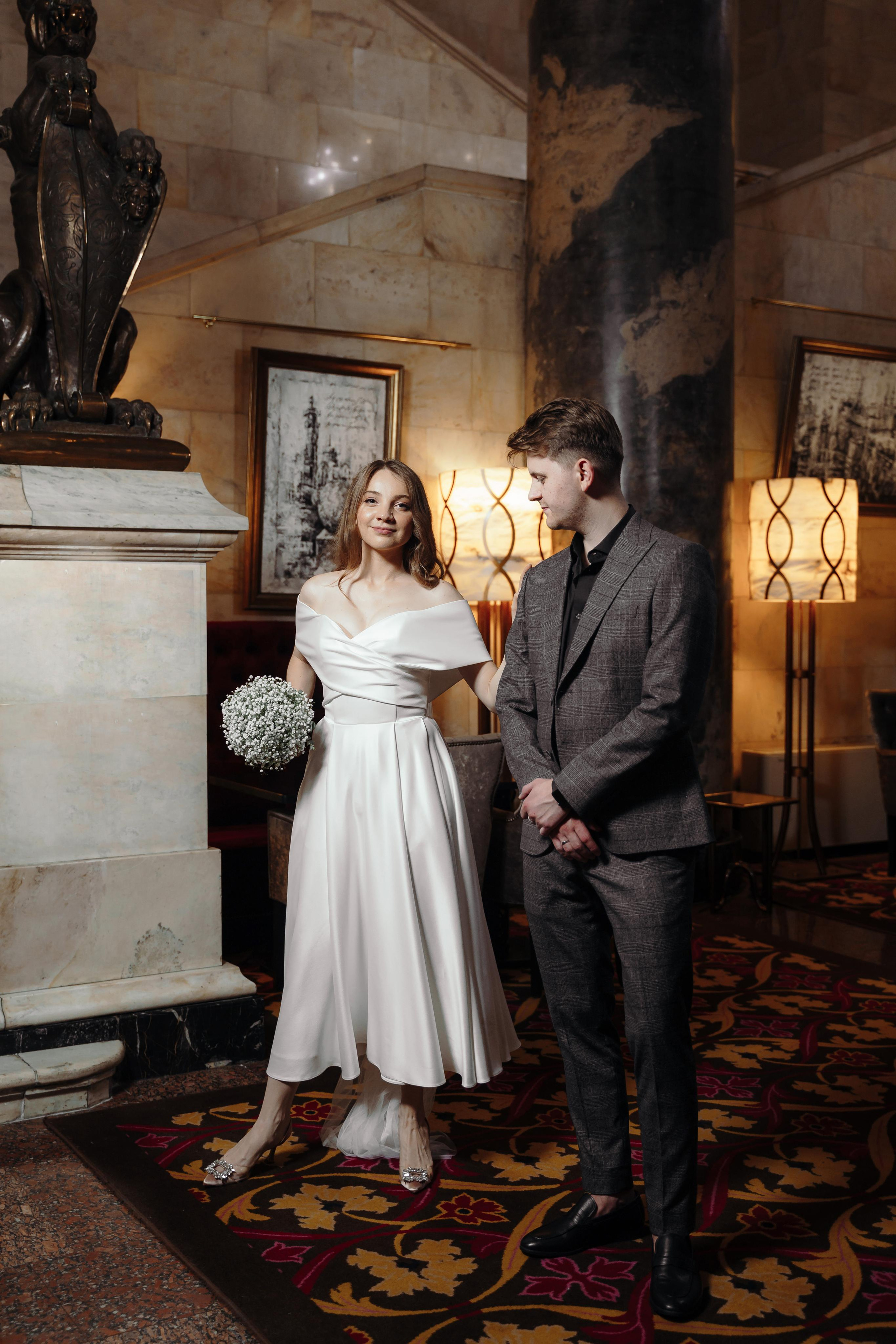 Свадебная фотосессия в отеле Hilton Moscow Leningradskaya 5*