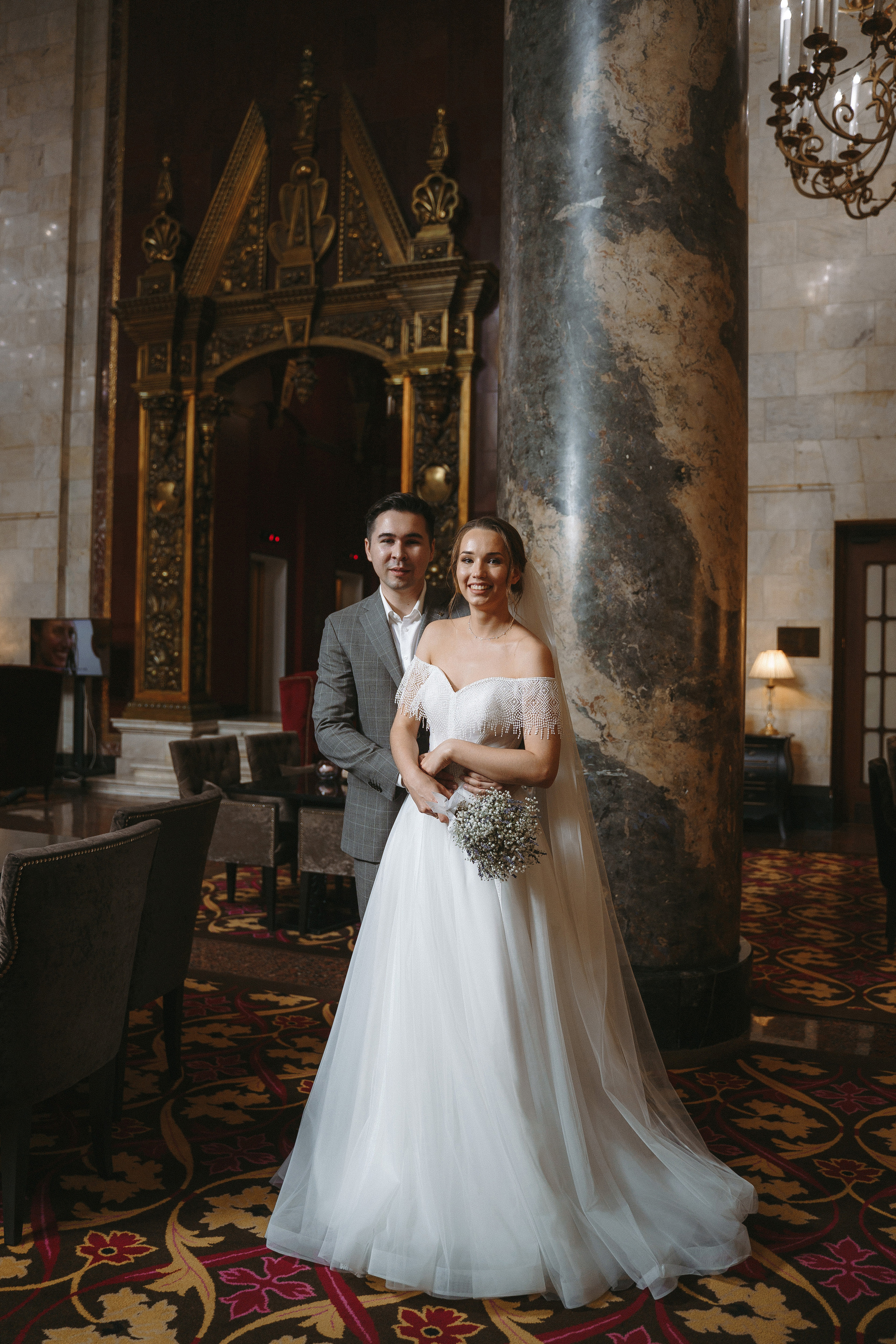 Свадебная фотосессия в отеле Hilton Moscow Leningradskaya 5*