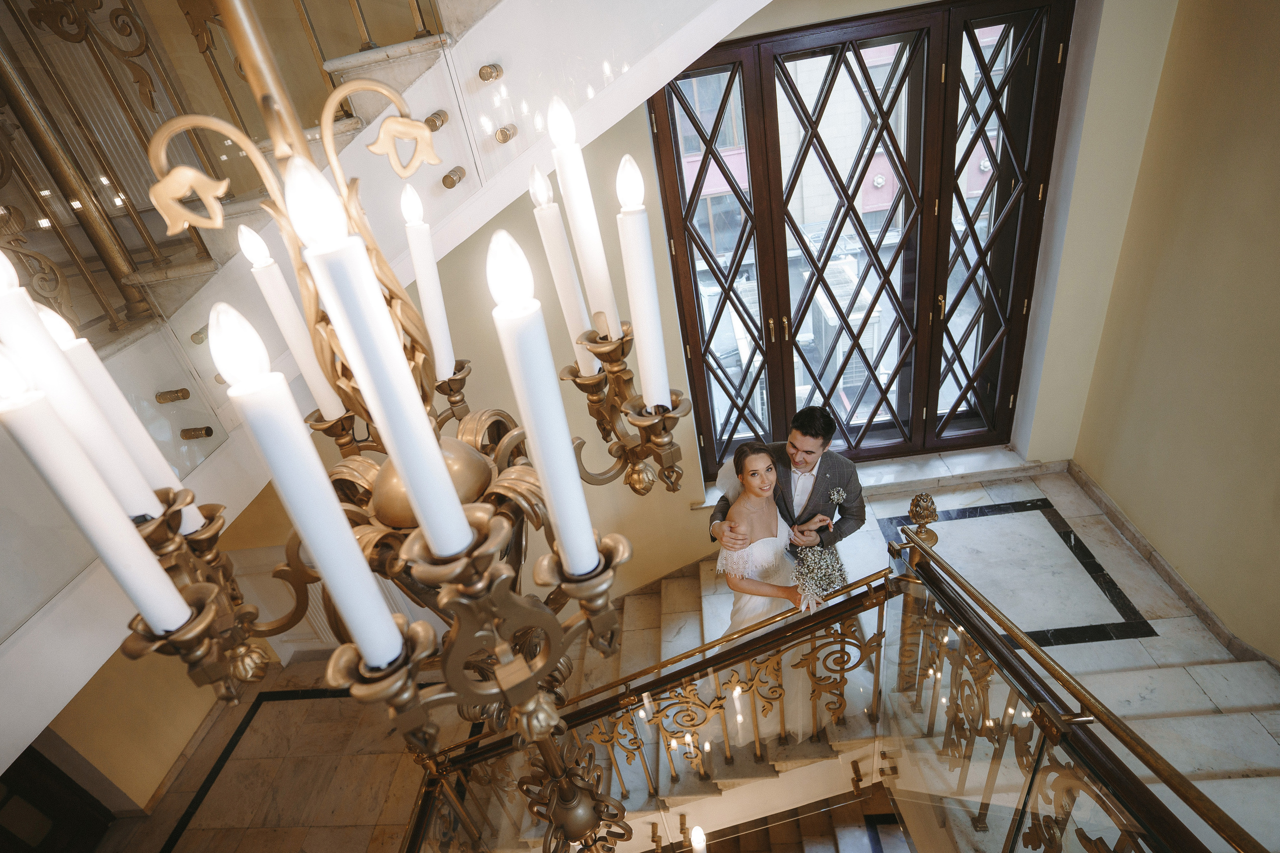 Свадебная фотосессия в отеле Hilton Moscow Leningradskaya 5*