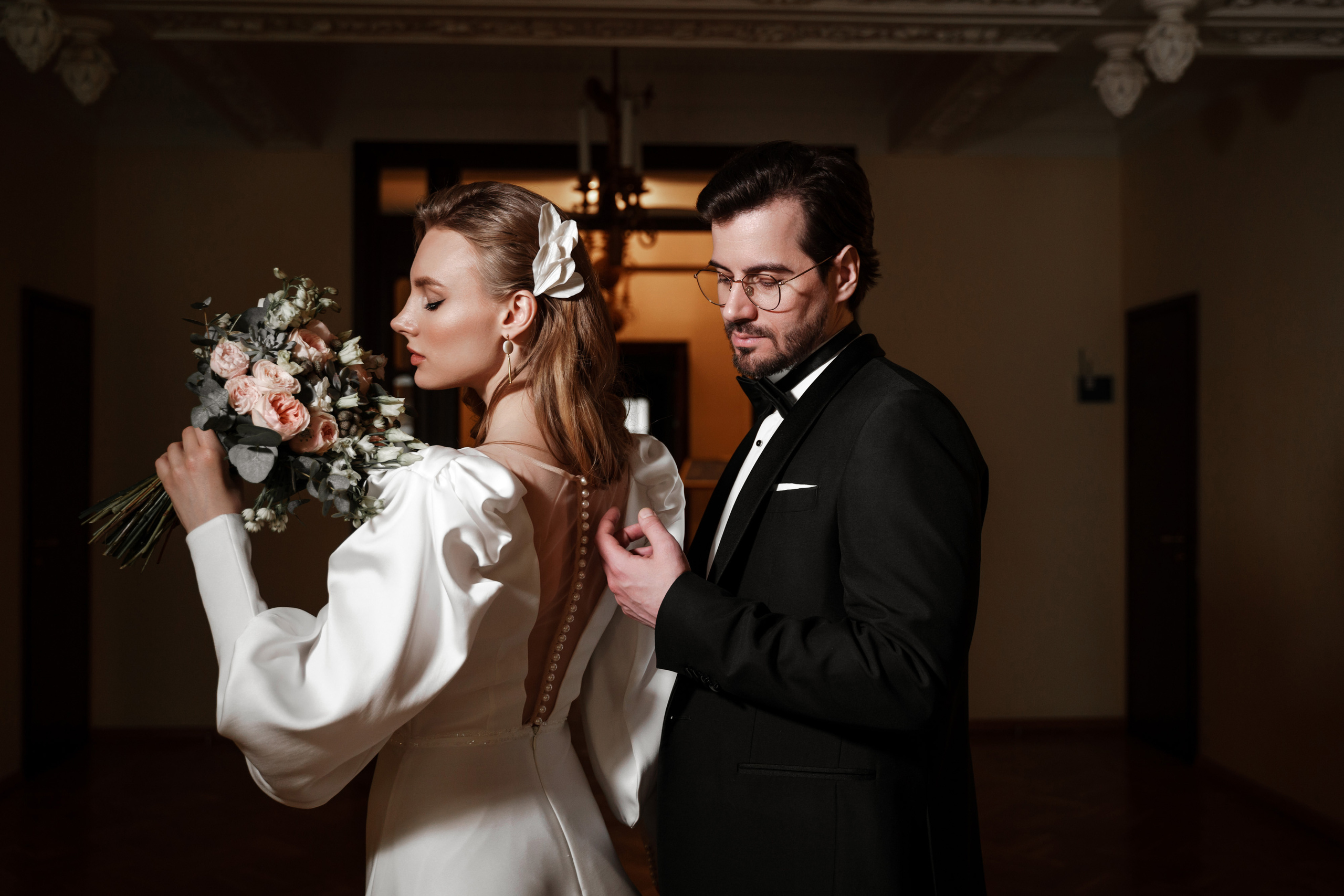 Свадебная фотосессия в отеле Hilton Moscow Leningradskaya 5