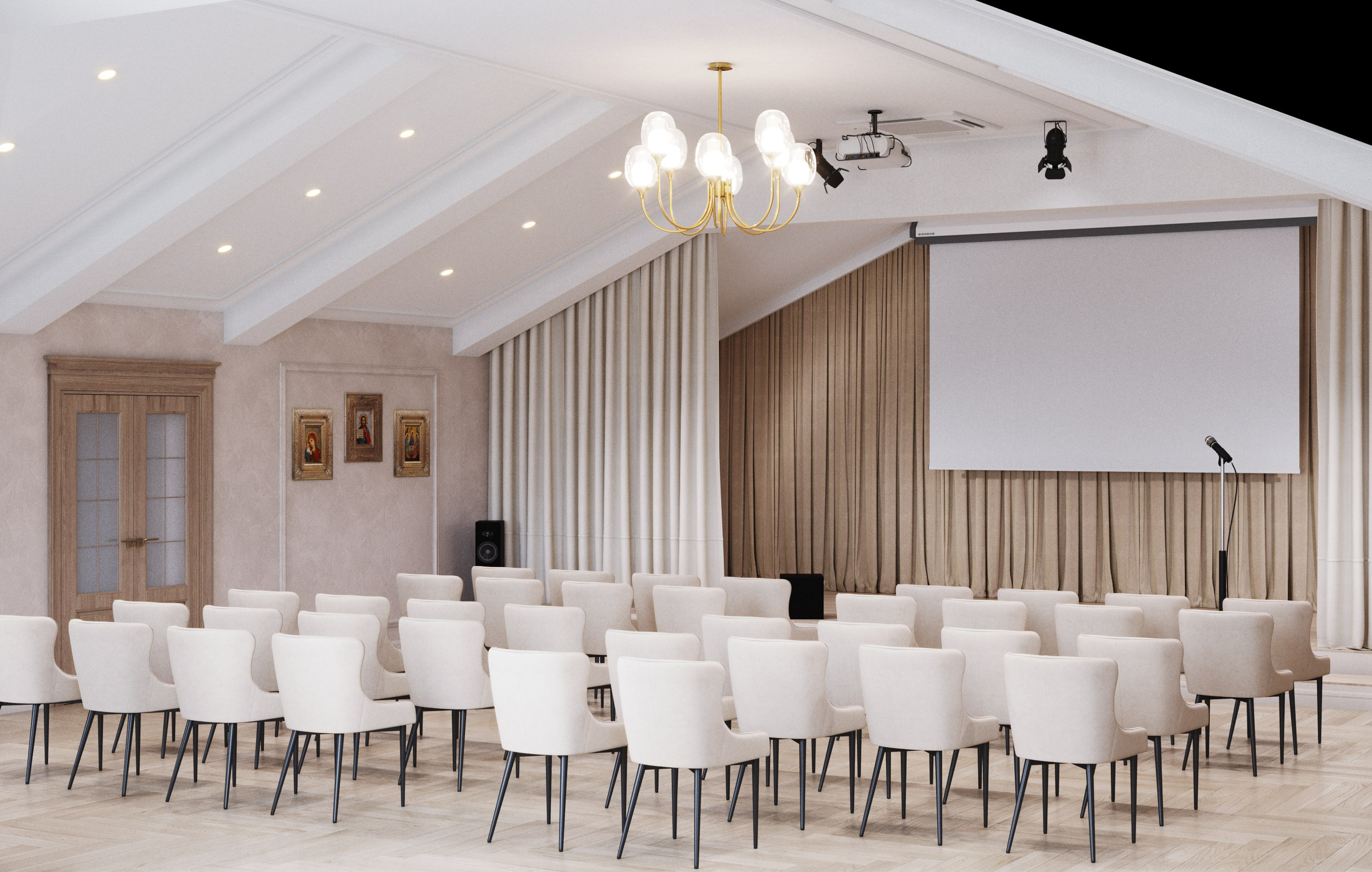 Дом Причта Храма Воскресения Христова (2021 гг) г Кемерово. Дизайнер для Ваших уникальных интерьеров Панихина Наталья