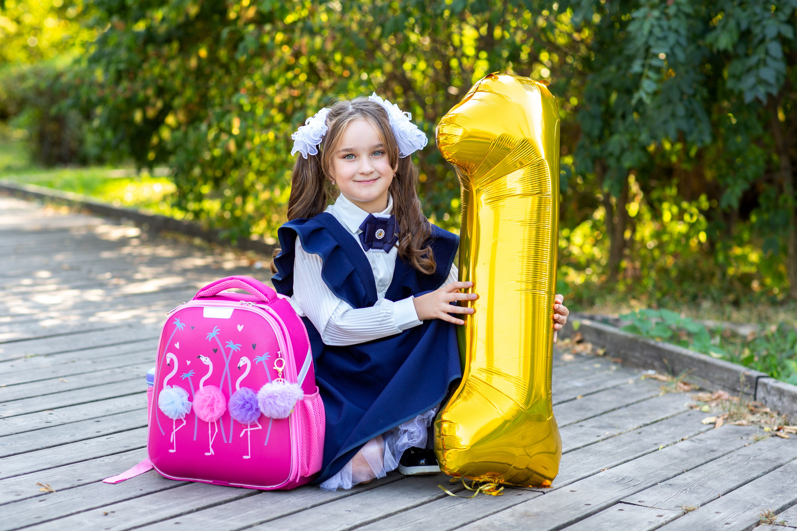 Детская портретная фотосъёмка в Москве «Первый раз в первый класс!». Ирина Загоскина — портретные фотосессии в Москве