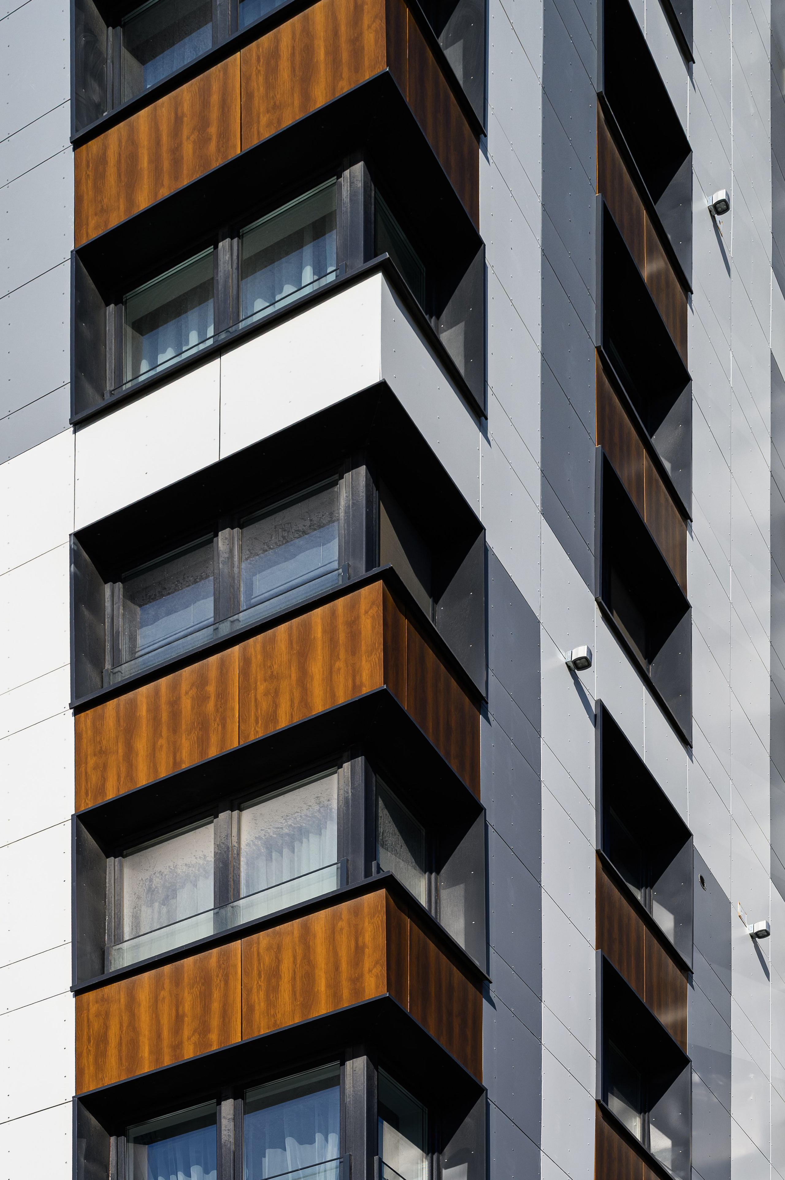 Детали архитектуры здания Уникум, профессиональная фотосъемка фасадов