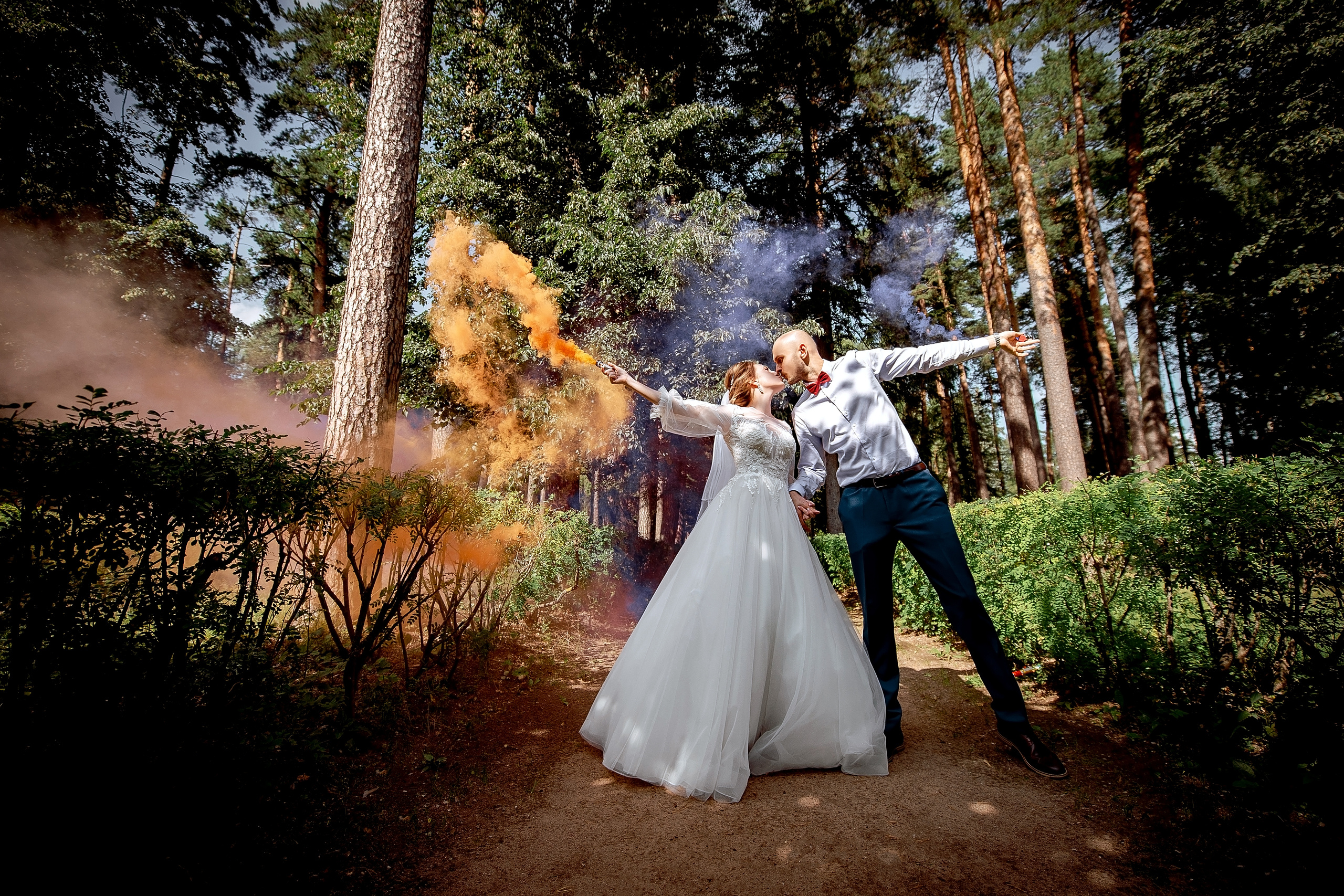 Свадебная фотосессия в Барвихе и Усадьбе Архангельское. Свадебный и семейный фотограф Виктория Носачёва. Щелково, Москва и МО
