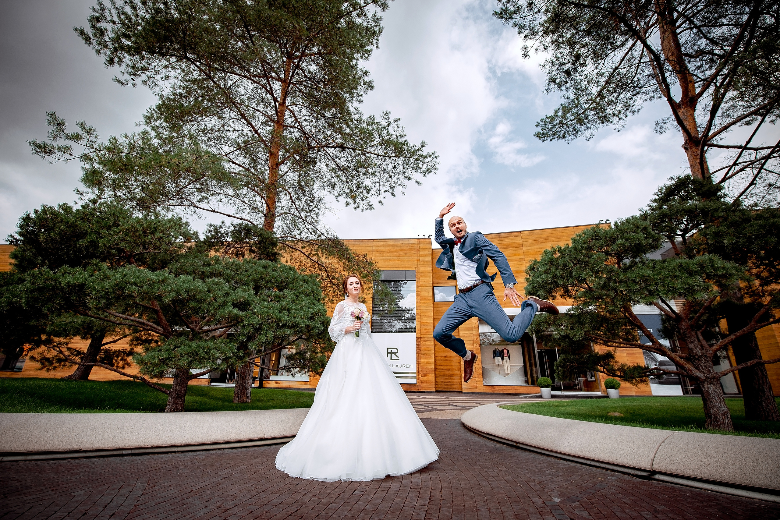 Барвиха фотосессия для молодоженов.