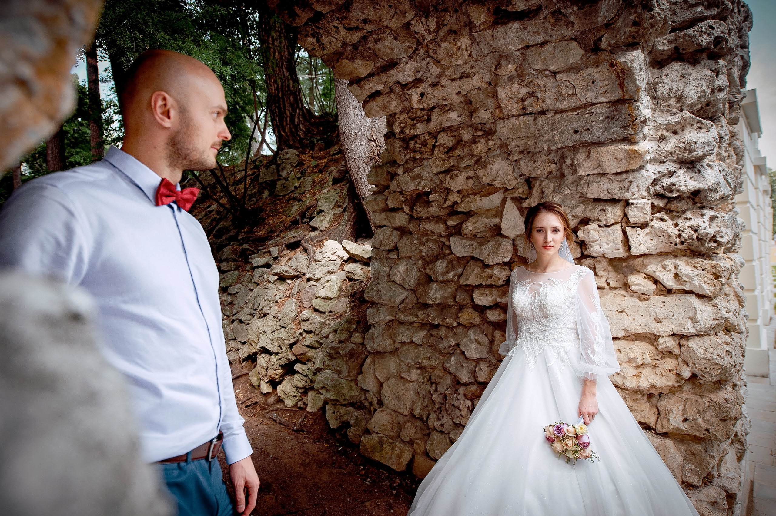 Свадебная фотосессия в Барвихе и Усадьбе Архангельское. Свадебный и семейный фотограф Виктория Носачёва. Щелково, Москва и МО