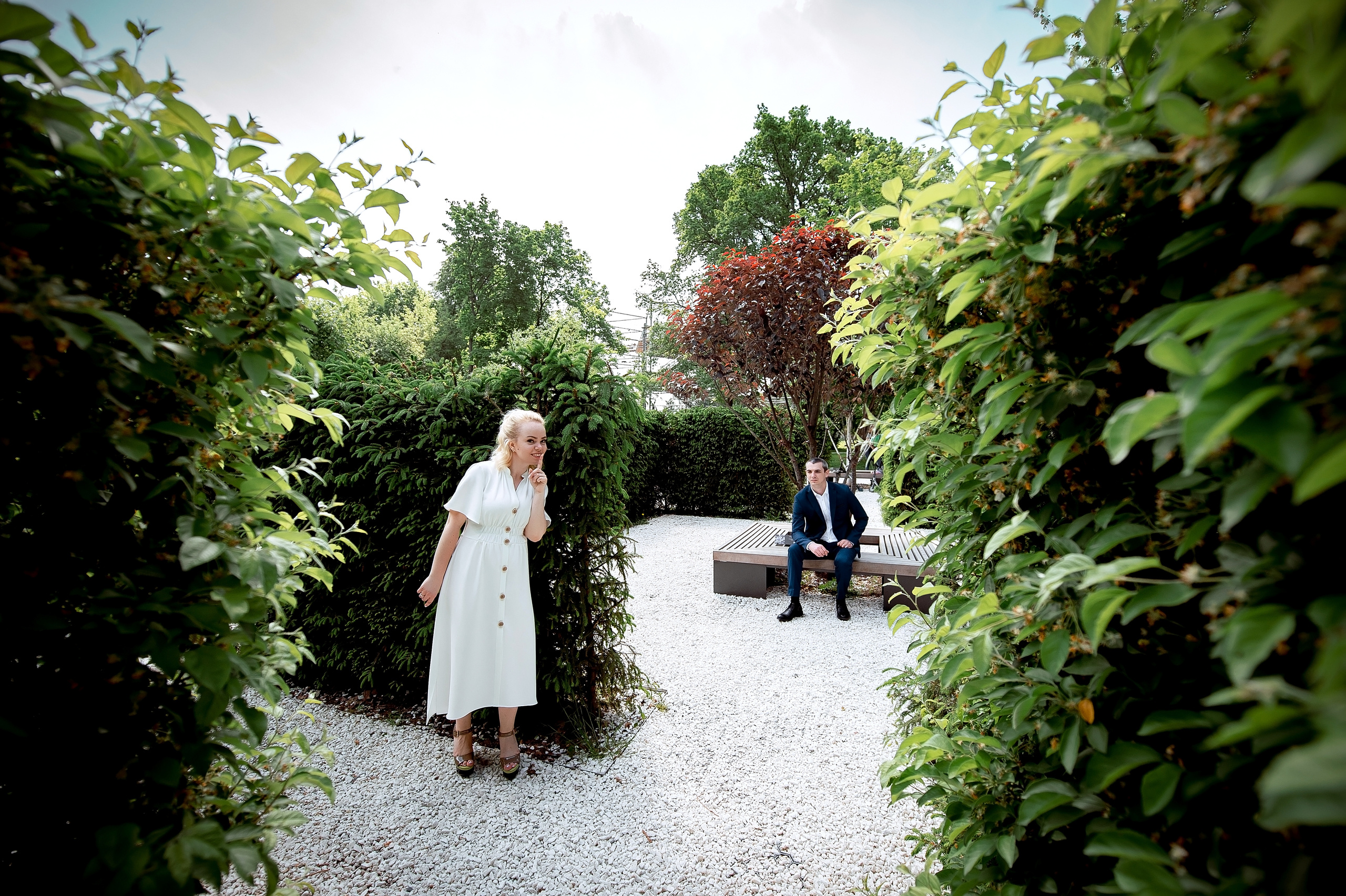 Свадебная фотопрогулка на ВДНХ. Свадебный и семейный фотограф Виктория Носачёва. Щелково, Москва и МО