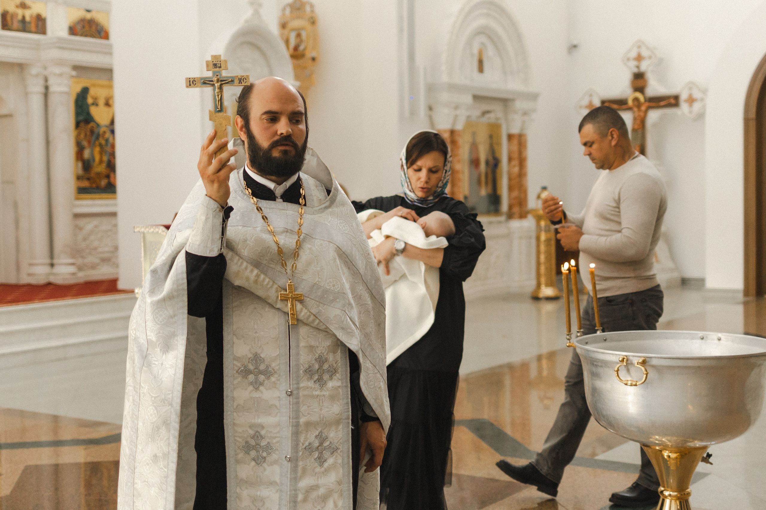 Крещение Стефании. Семейный фотограф в Москве