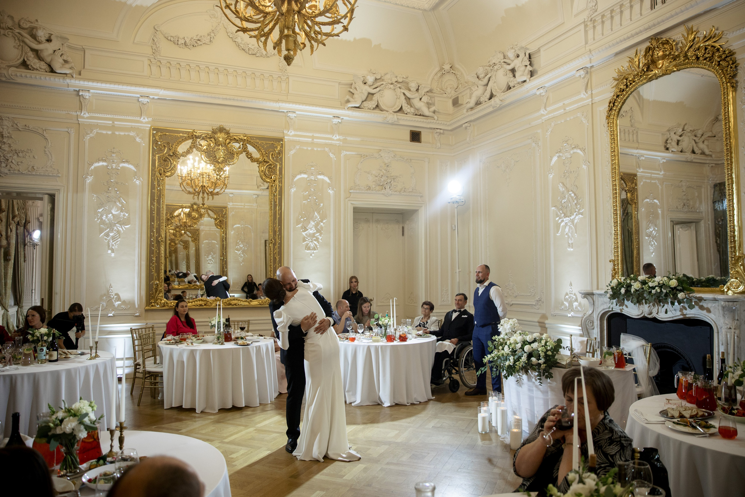 роскошная свадьба во дворце