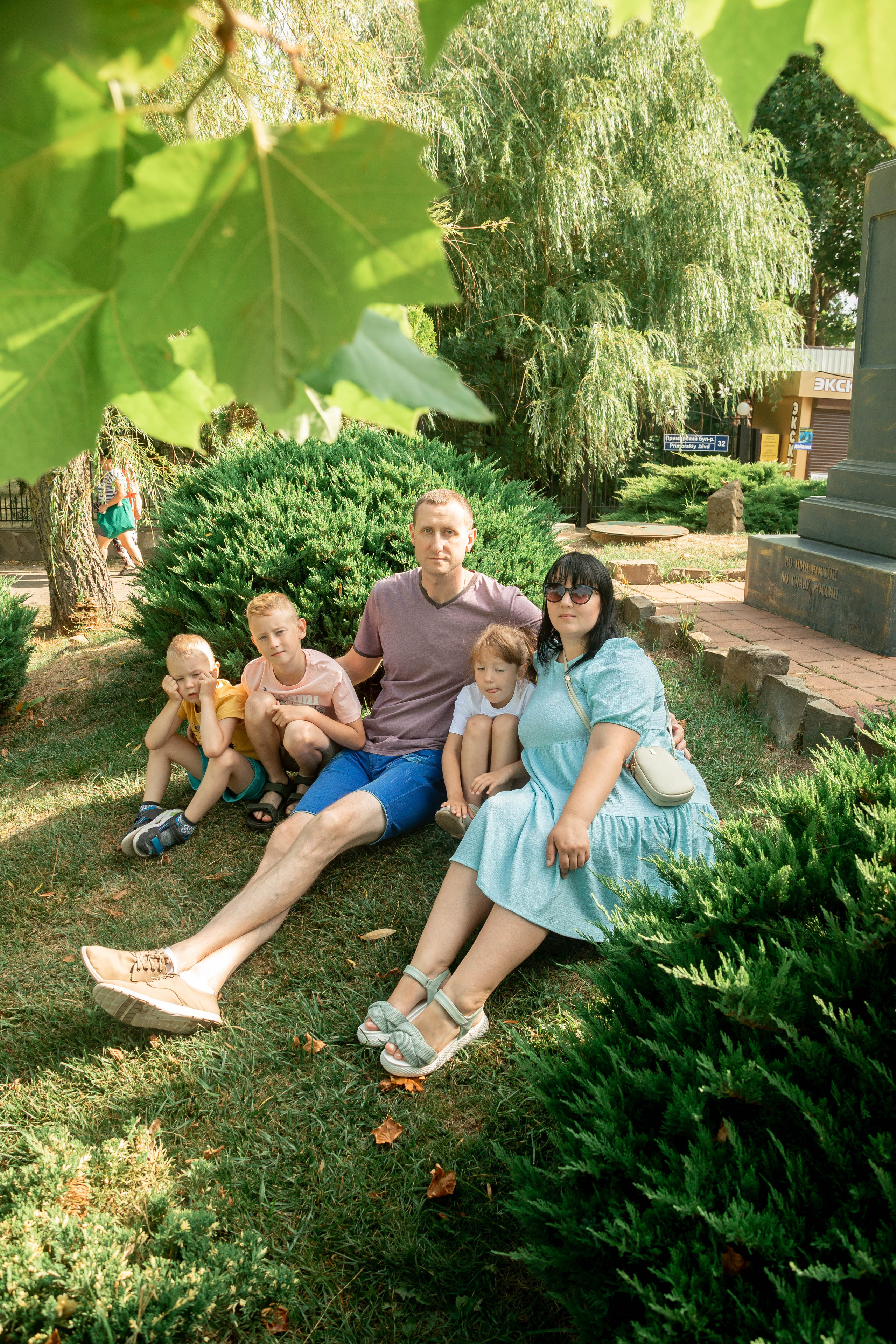 Дмитрий, Людмила и дети. Wedding and family photographer in Gelendzhik Victoria Balashova