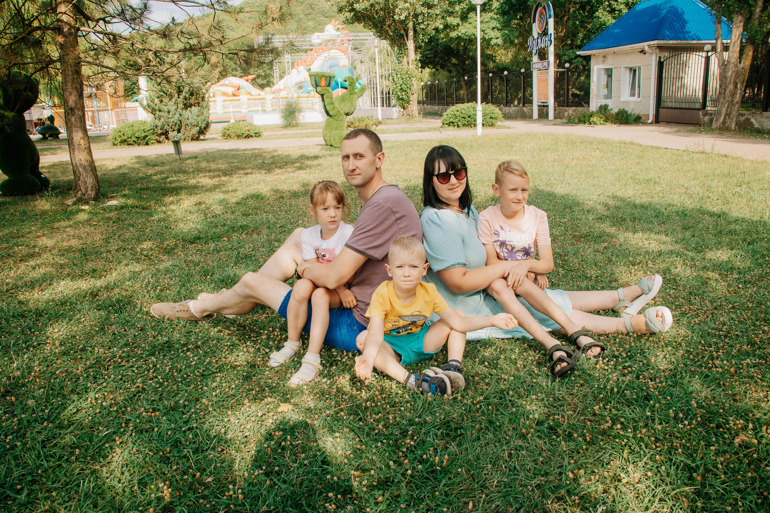 Дмитрий, Людмила и дети. Wedding and family photographer in Gelendzhik Victoria Balashova