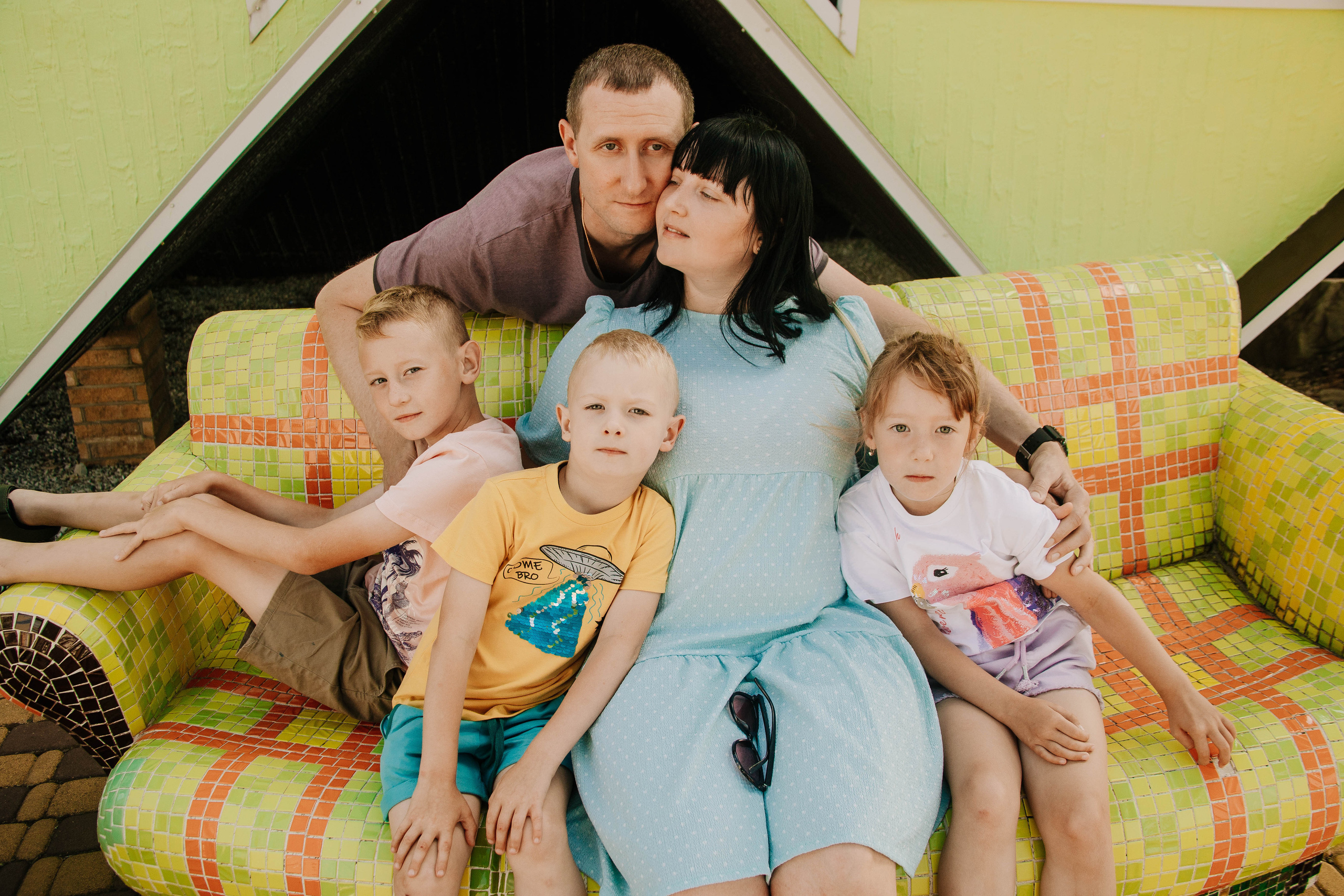 Дмитрий, Людмила и дети. Wedding and family photographer in Gelendzhik Victoria Balashova