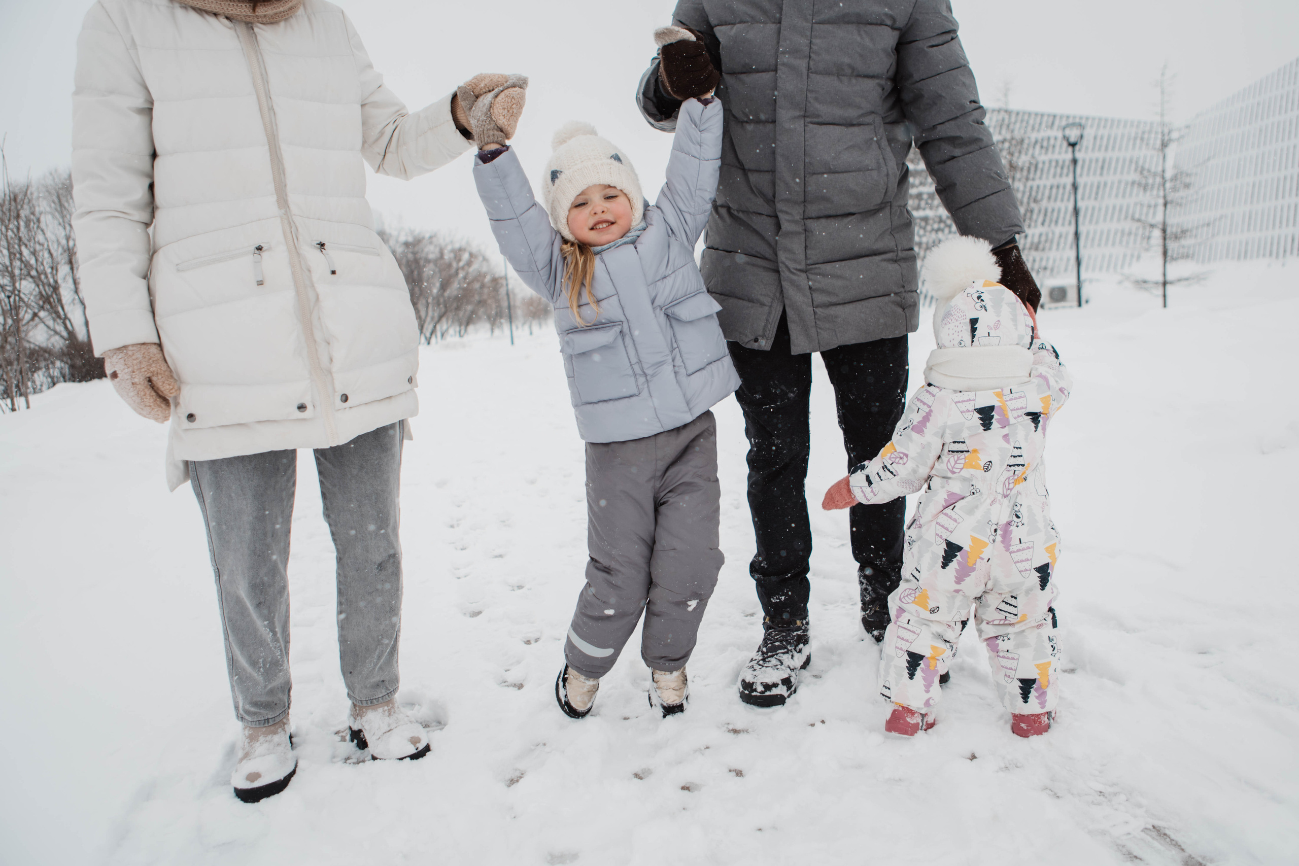 Семейная фотосессия зимой. Фотограф Валерия Горбунова Подольск Бутово Видное Щербинка