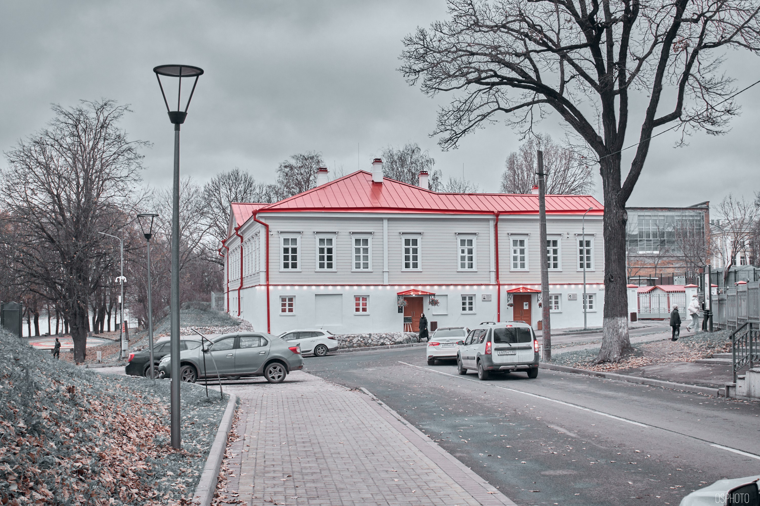 Псков. Ноябрь. Фотографъ Сергѣевъ. Поймать мгновеніе