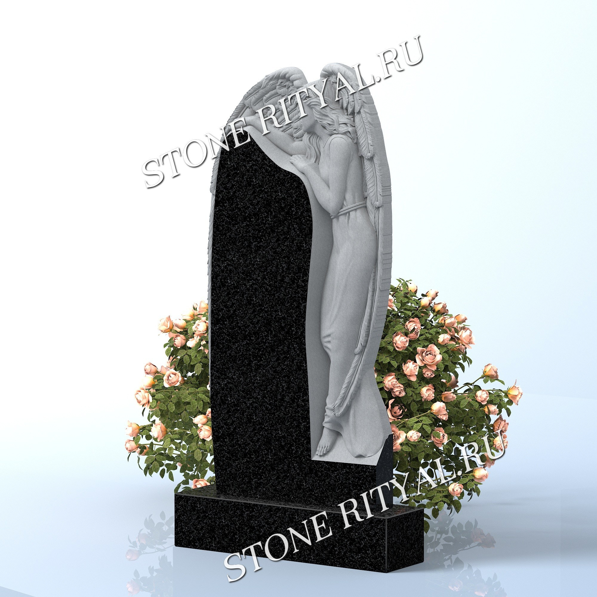 Вертикальные памятники фигурные. Изготовление и установка памятников в Москве и МО