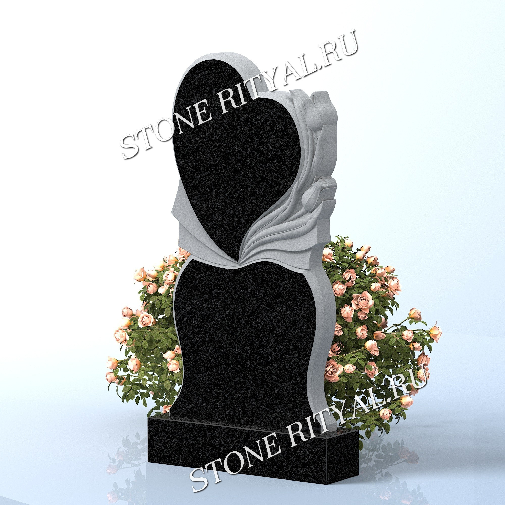 Вертикальные памятники фигурные. Изготовление и установка памятников в Москве и МО