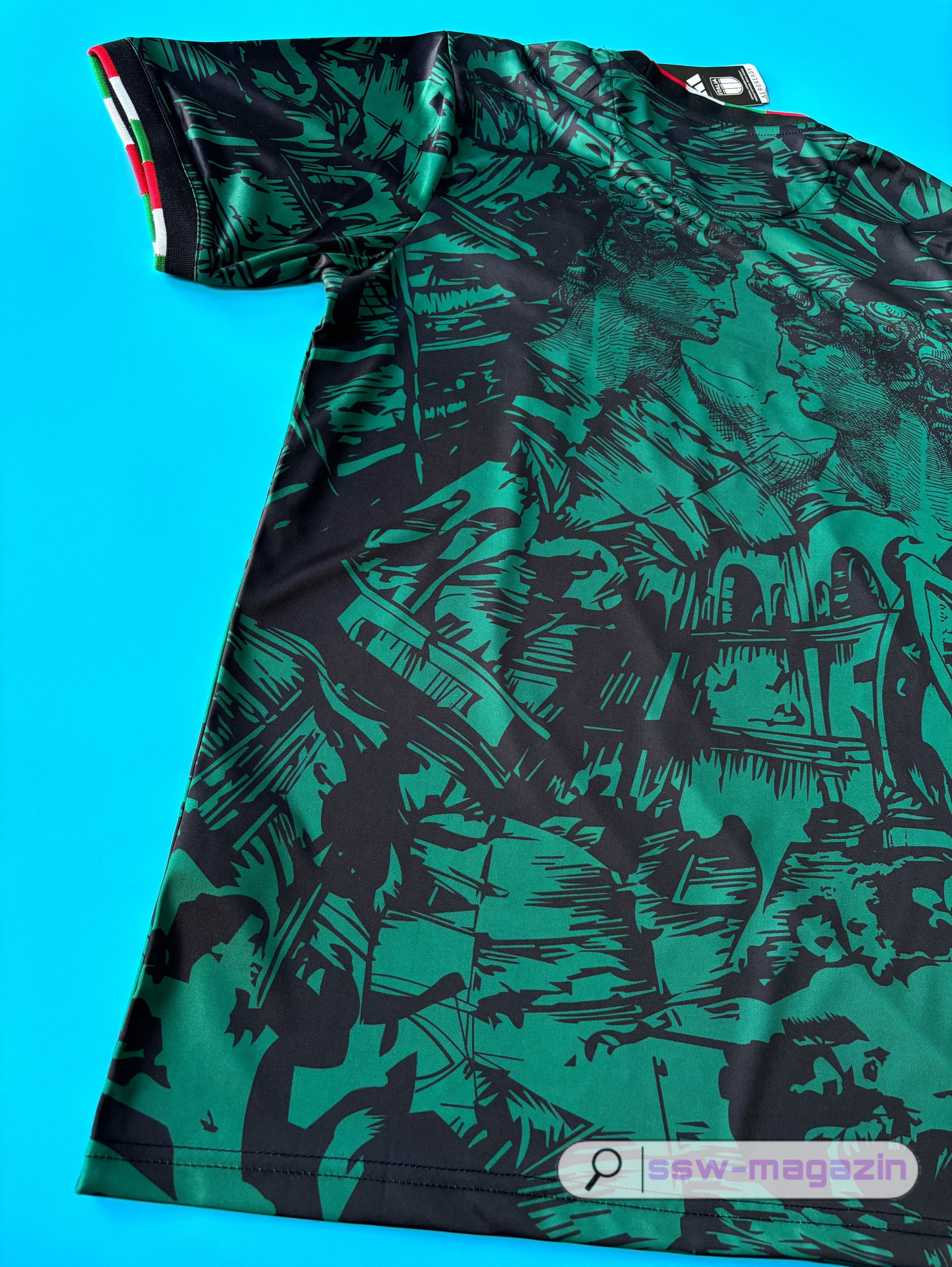 Футболка сборной Италии Stussy 2024-2025 купить. Футбольный магазин — ssw_magazin