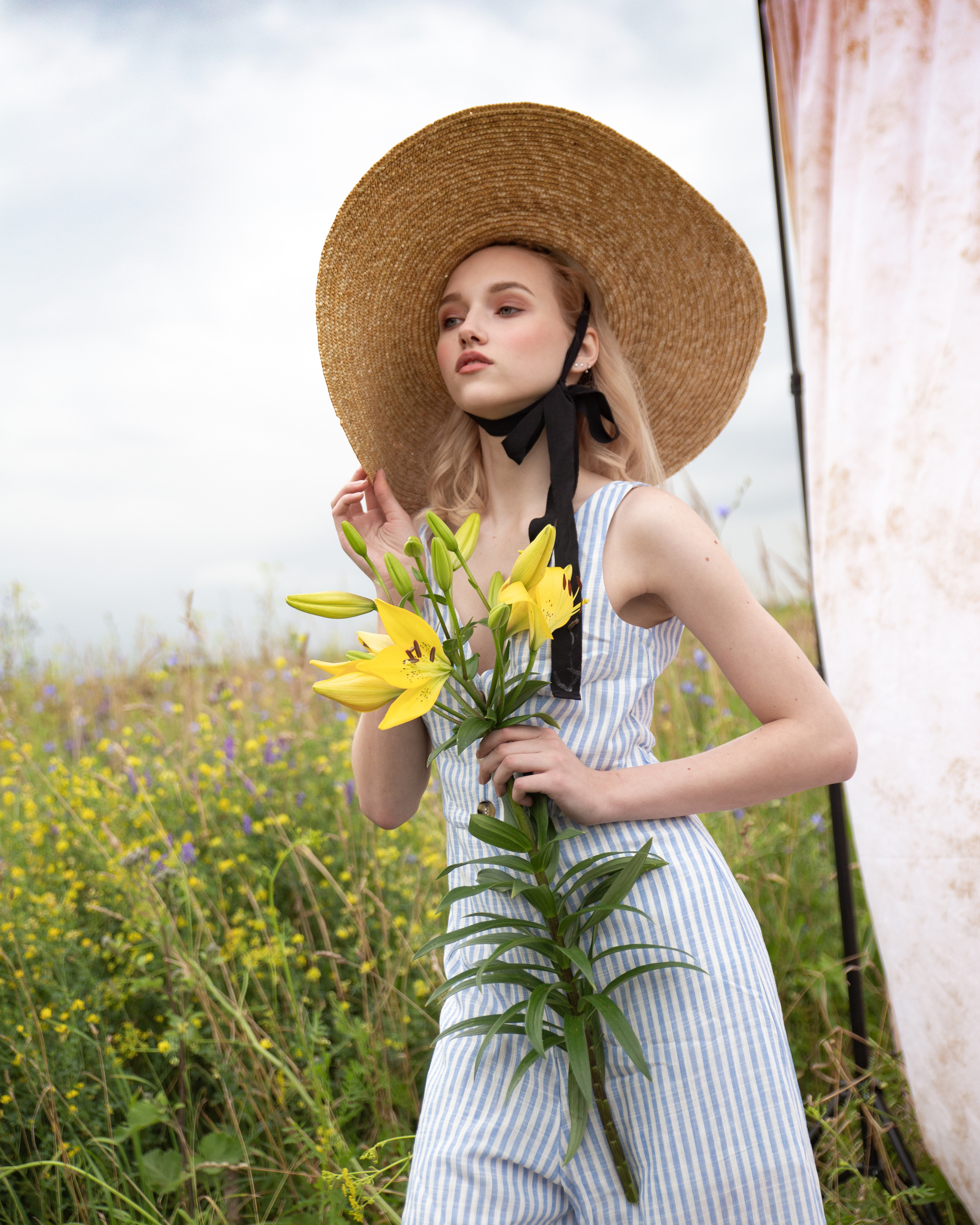 Девушки, гортензии, машина и собака. Анна Самохина. Фотограф. Москва