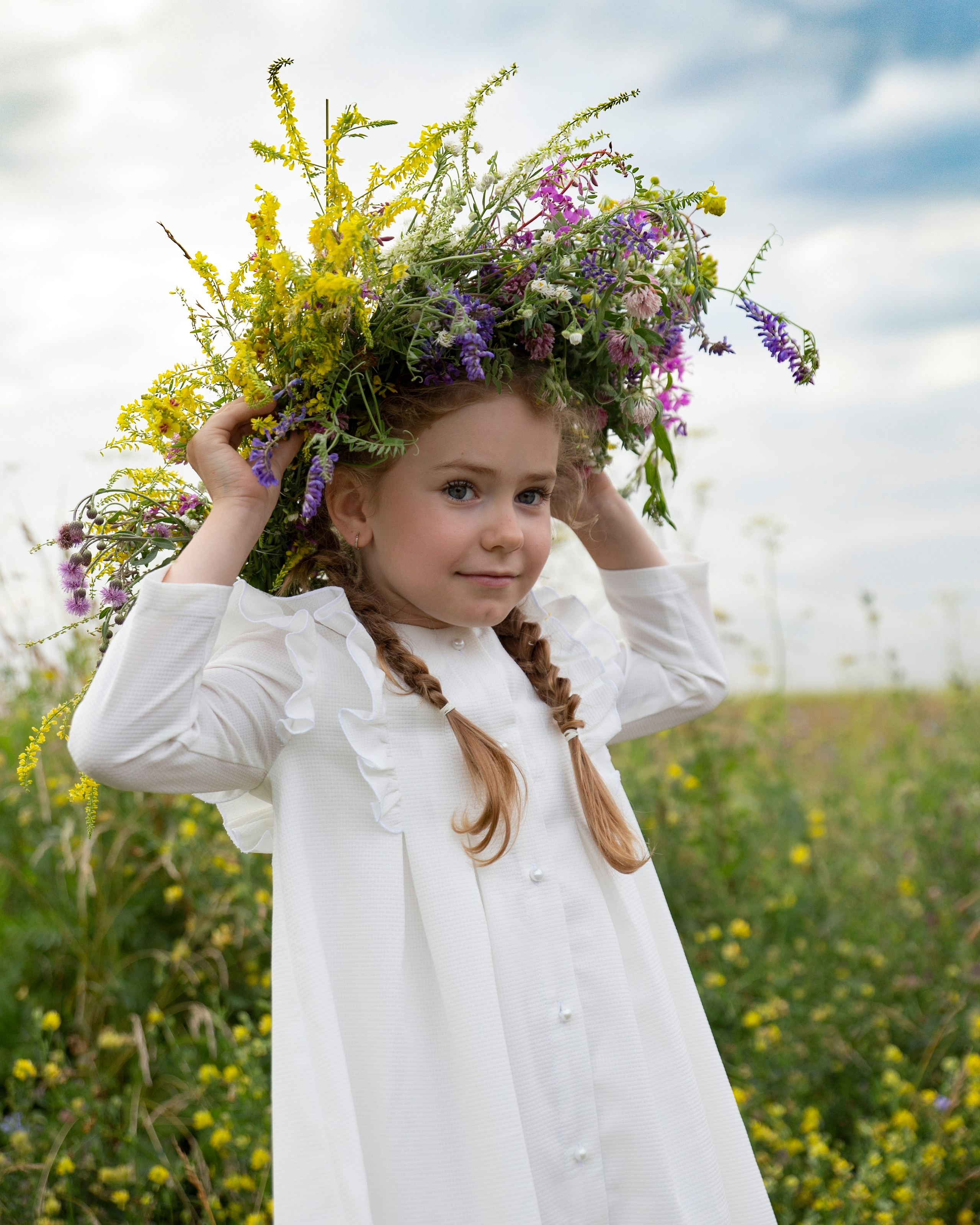 Девушки, гортензии, машина и собака. Анна Самохина. Фотограф. Москва