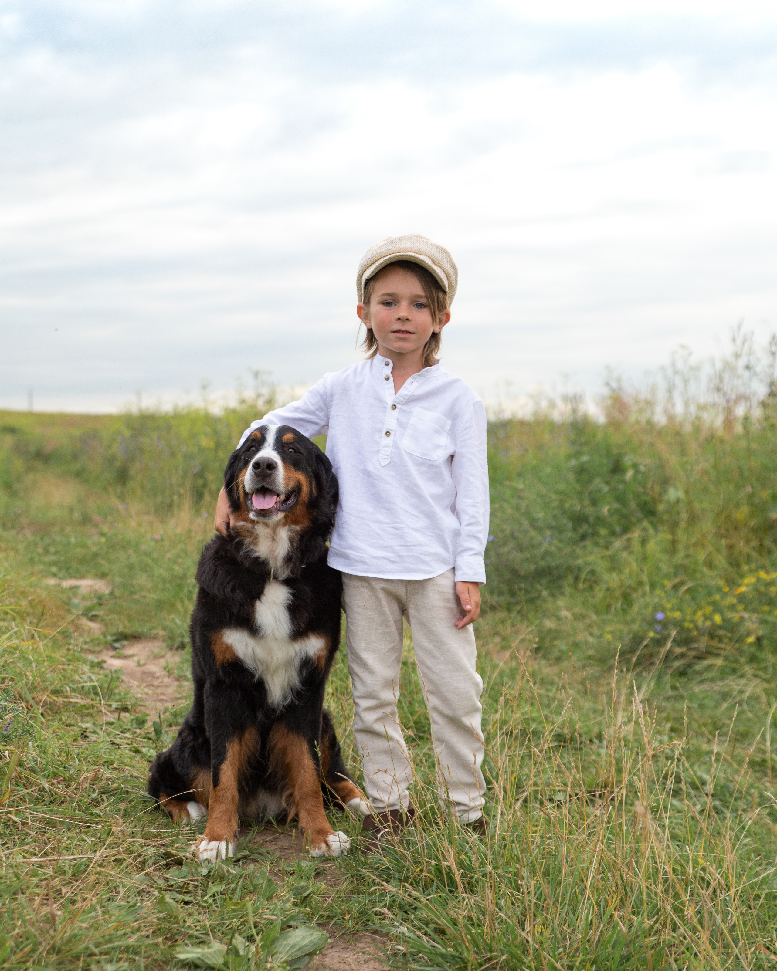 Девушки, гортензии, машина и собака. Анна Самохина. Фотограф. Москва
