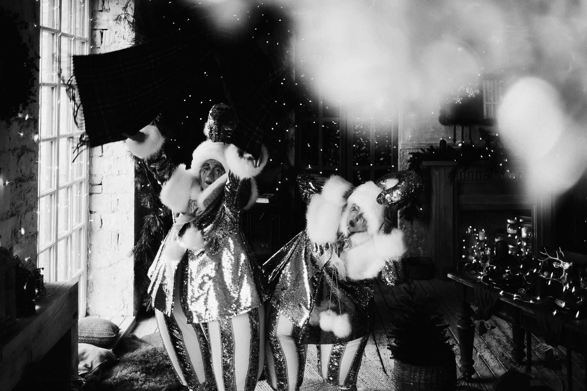 Новогодняя креативная фотосессия в Тюмени | Фотограф Дарья Мустафина. Портретный фотограф Тюмень Дарья Мустафина