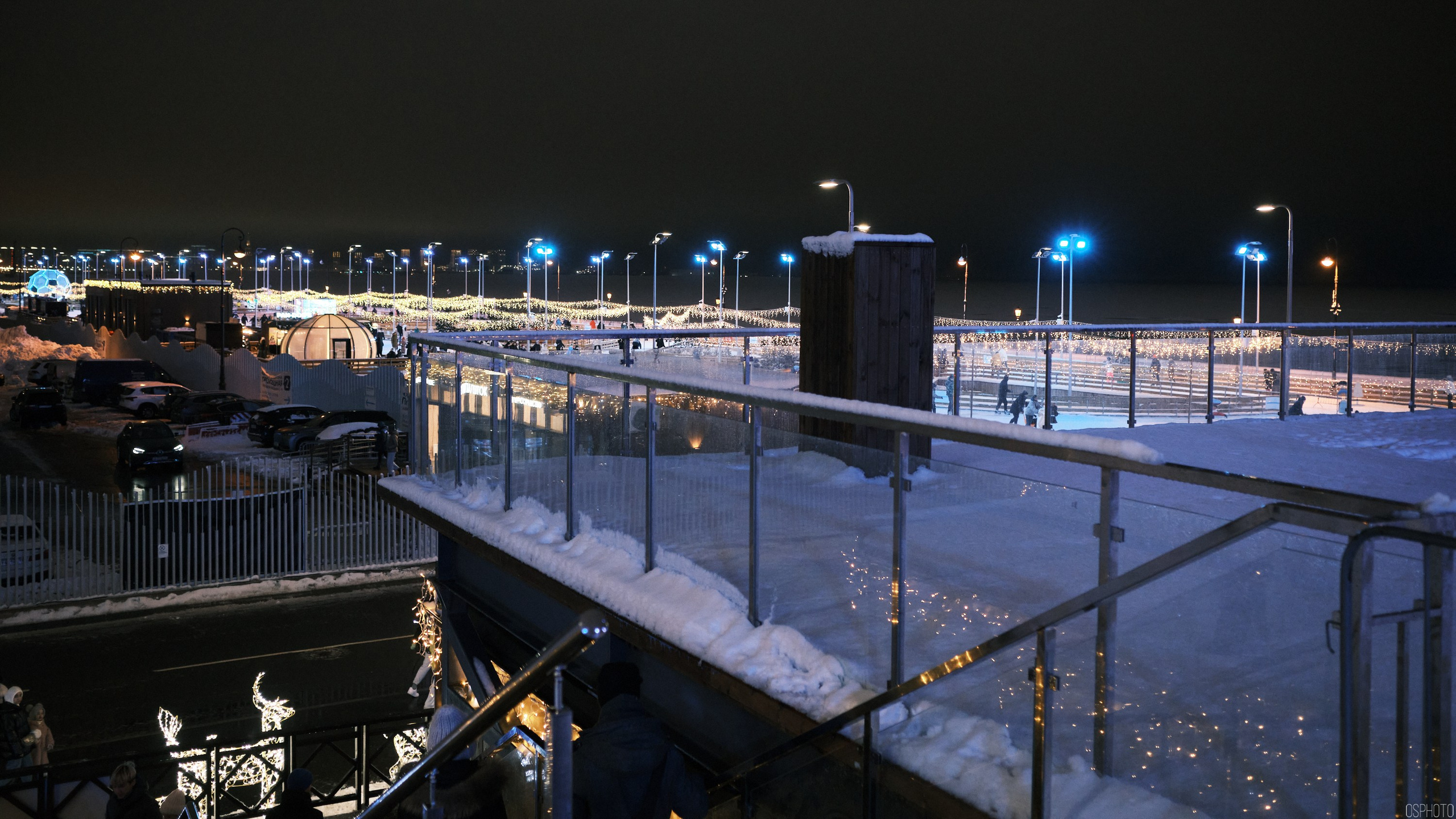 Снег и туман в Санкт-Петербурге. Фотографъ Сергѣевъ. Поймать мгновеніе