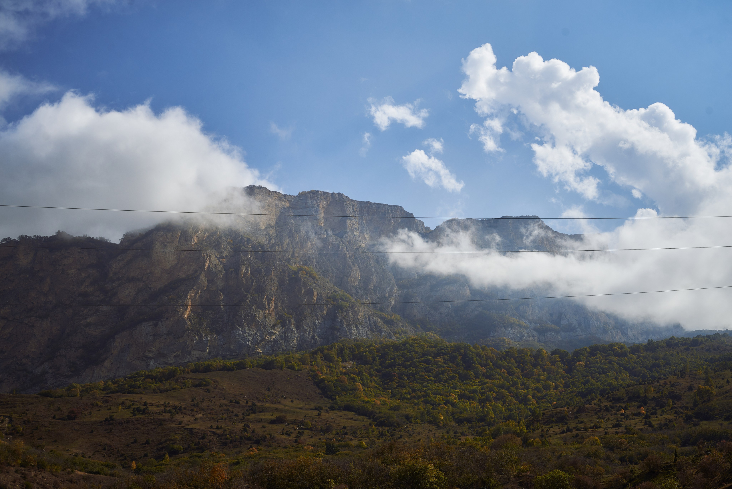 Кавказские горы. Пейзажные фото.