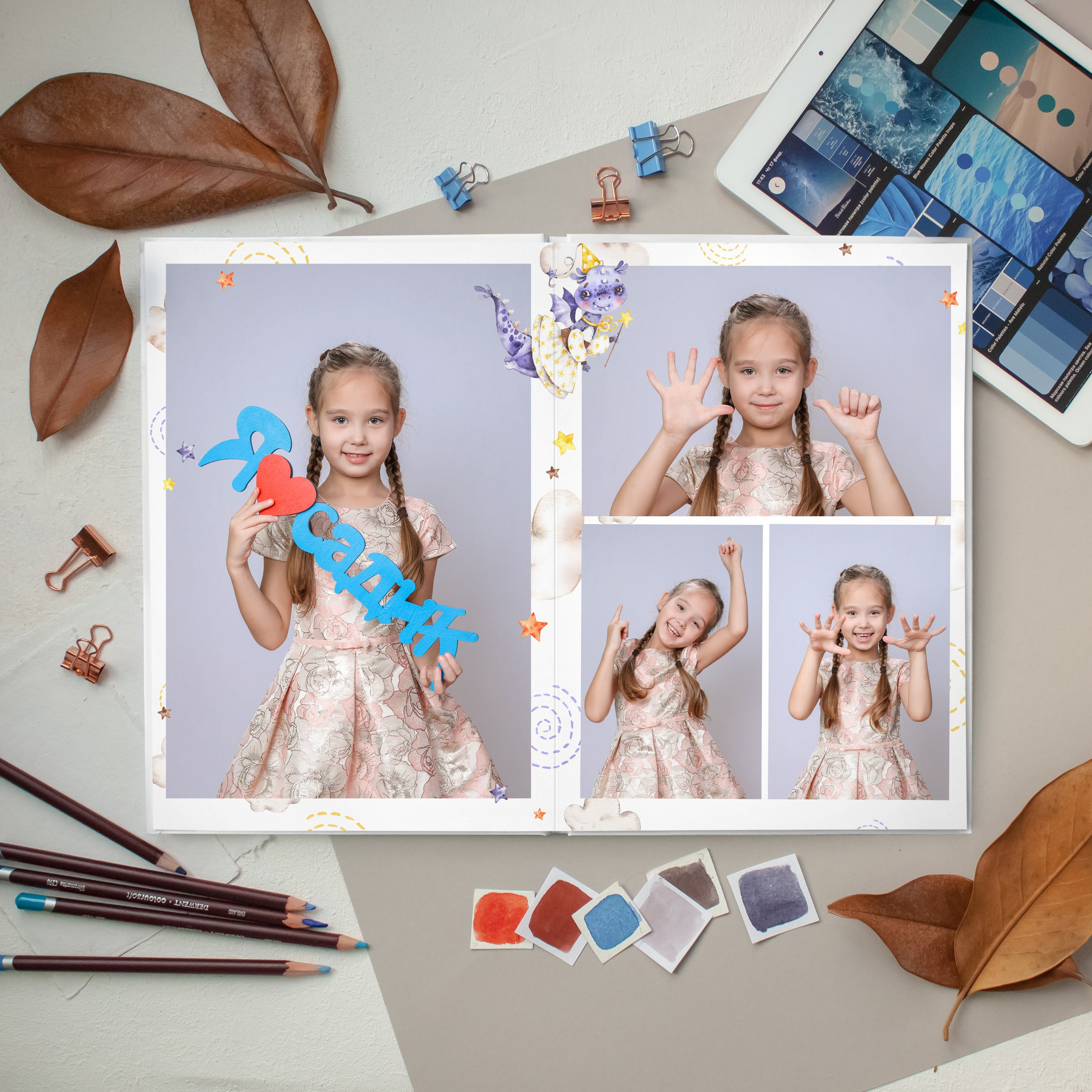 Индивидуальные альбомы. Детский фотограф Татьяна Жолобова г. Бийск