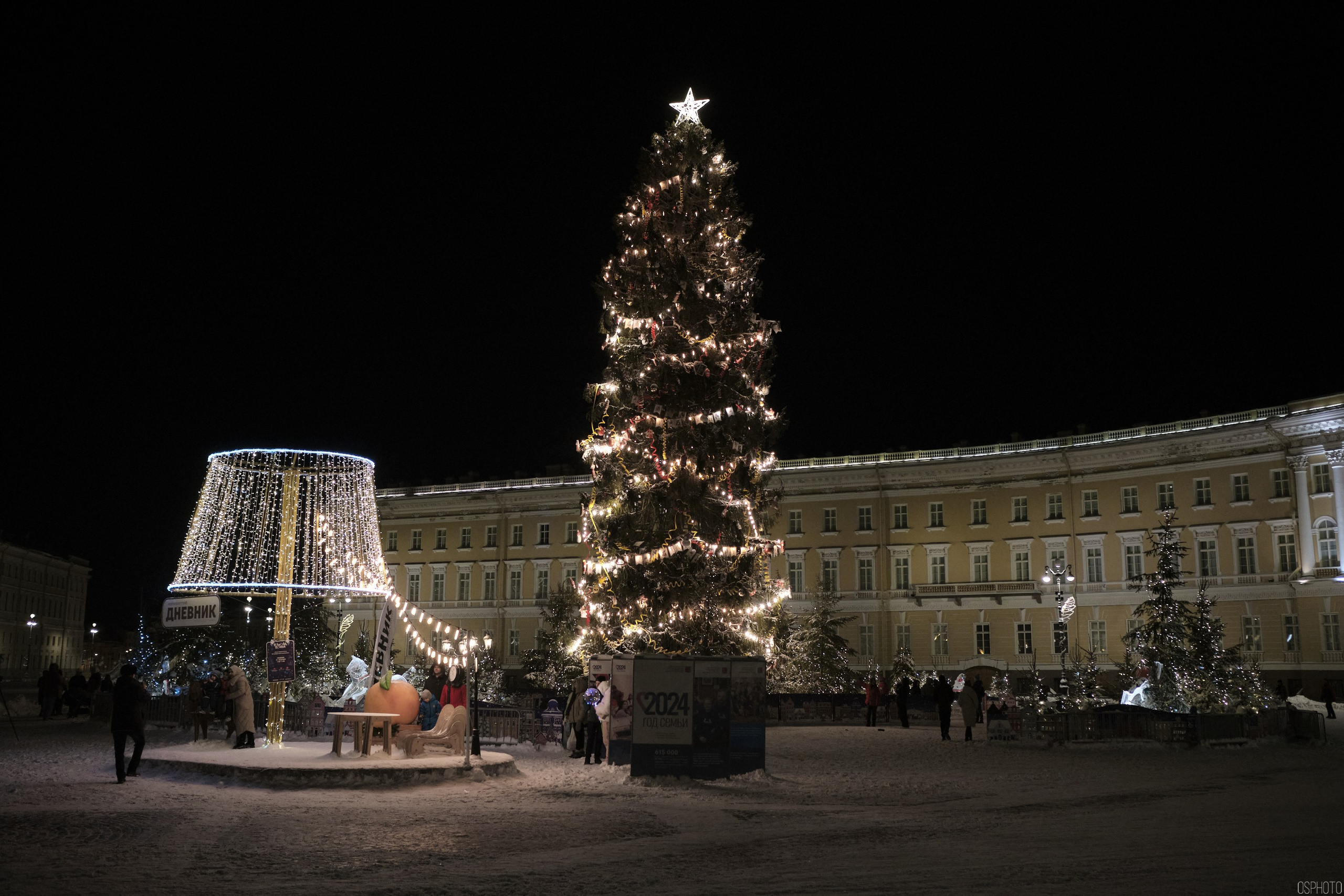 Снег и туман в Санкт-Петербурге. Фотографъ Сергѣевъ. Поймать мгновеніе