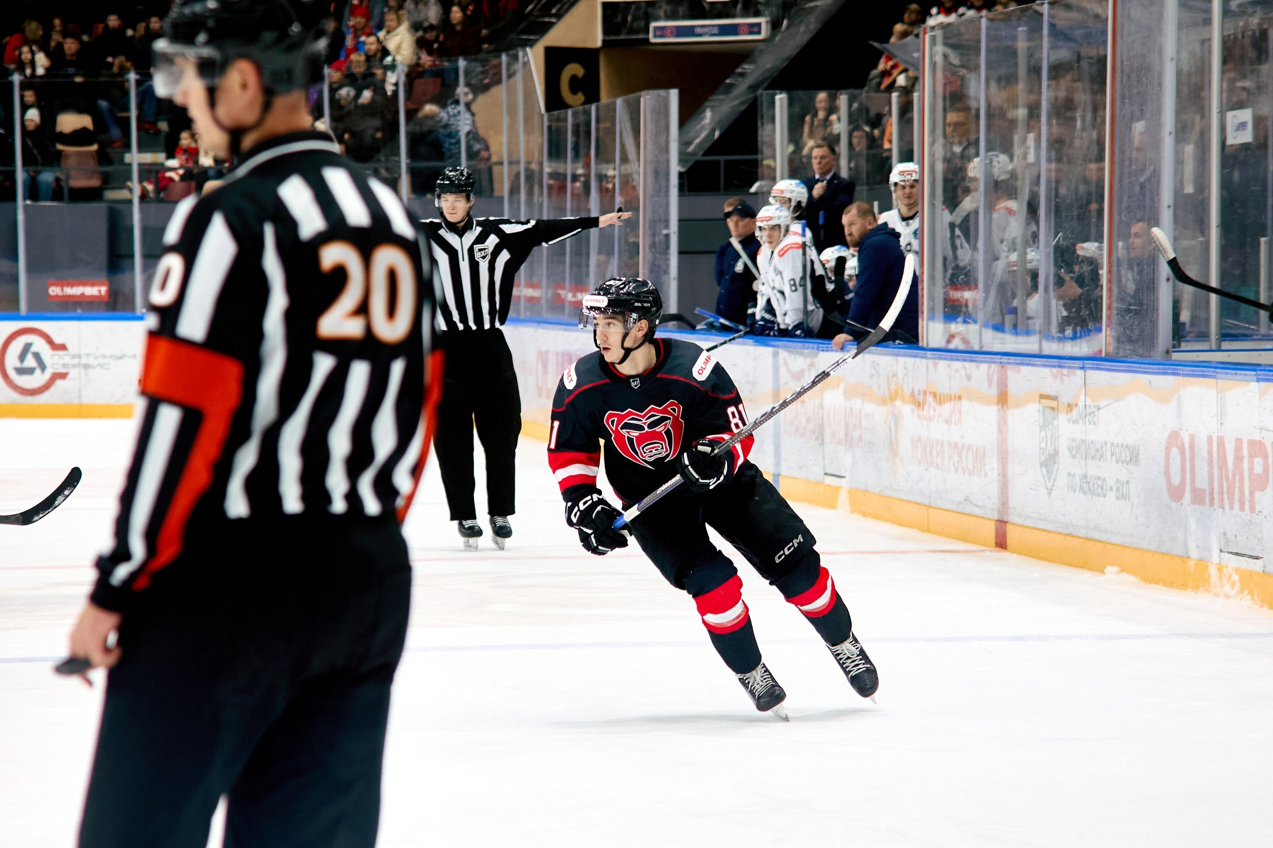 Фотосъемка хоккейного матча Молот — Динамо СПБ