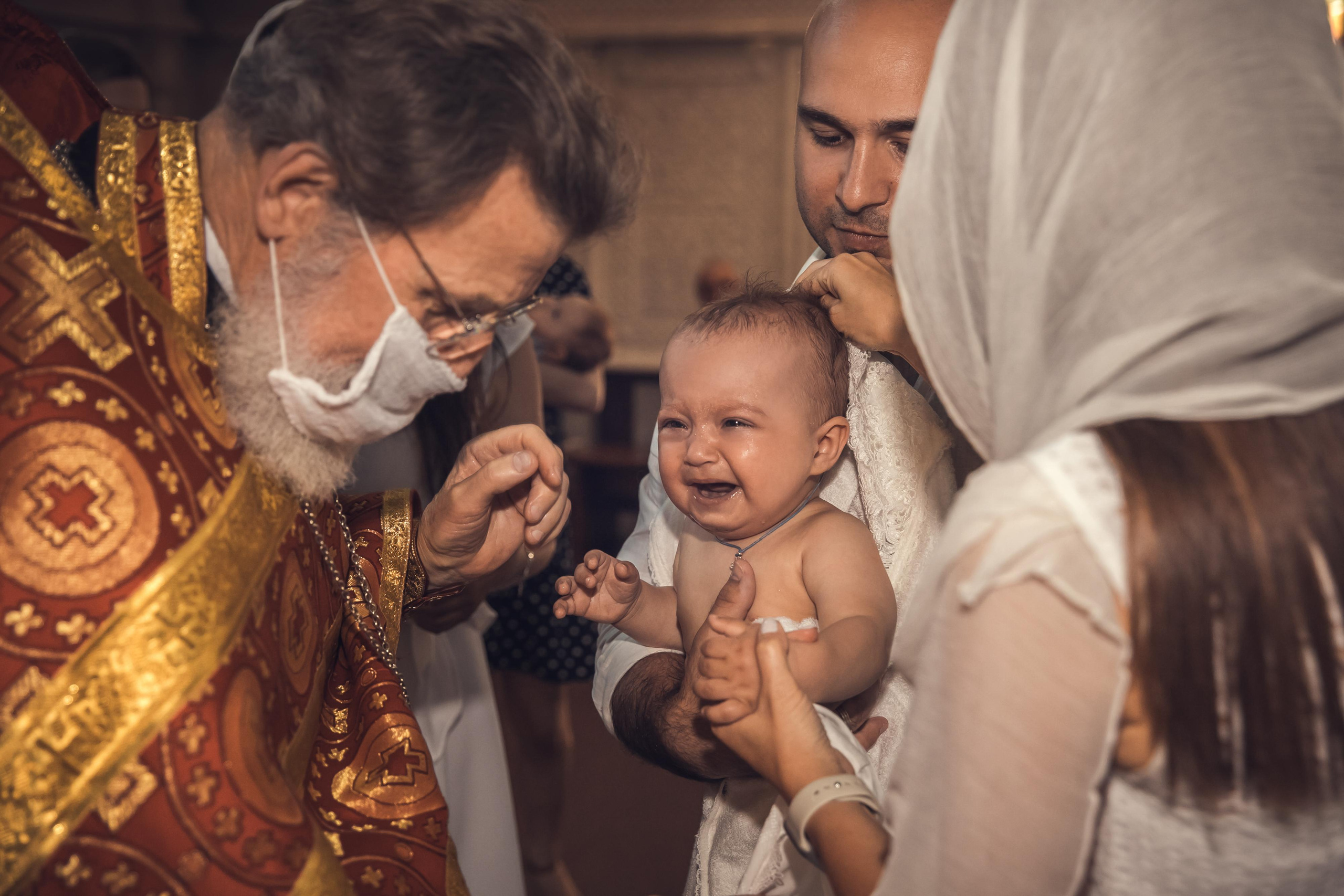 Таинство Крещения в Старо-Покровском Храме. Семейный и детский фотограф в Ростове-на-Дону