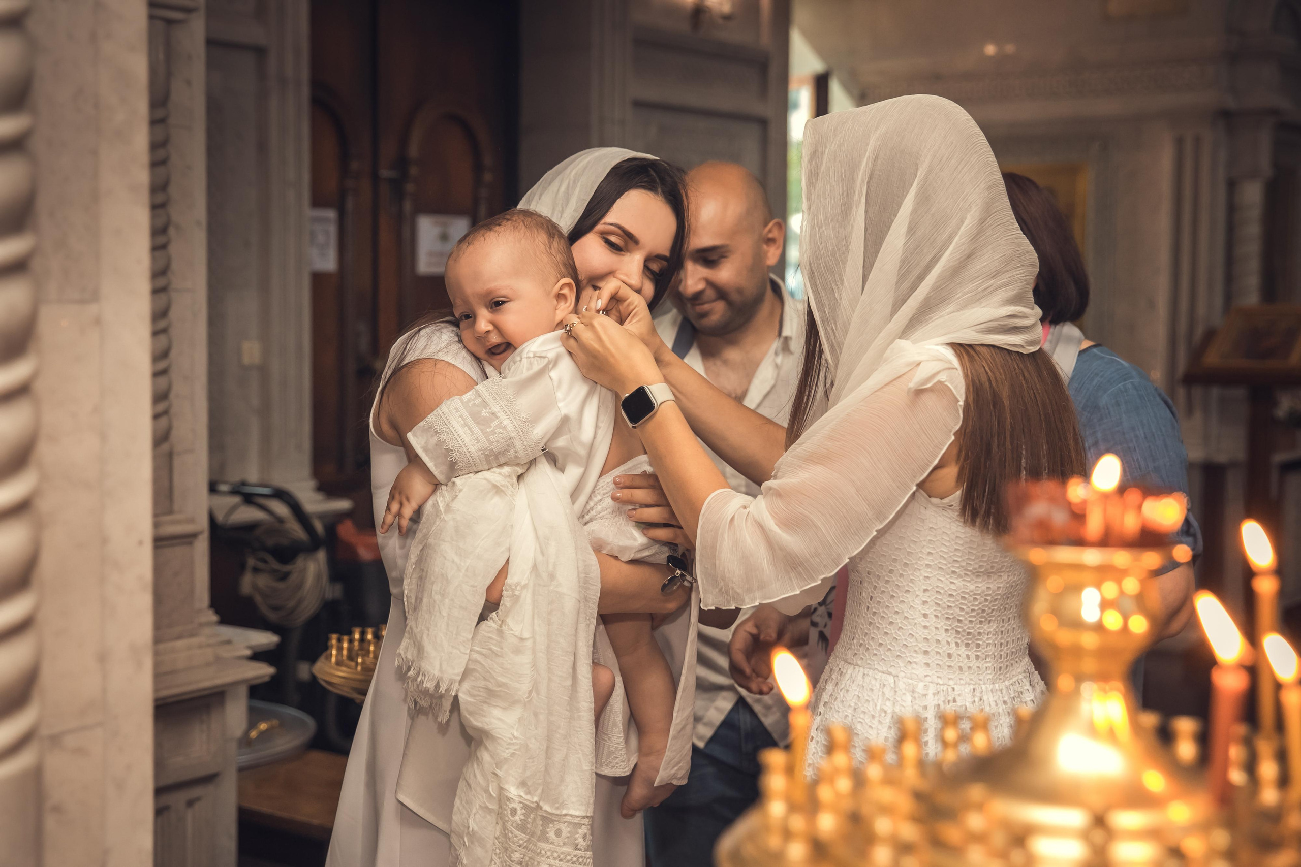 Таинство Крещения в Старо-Покровском Храме. Семейный и детский фотограф в Ростове-на-Дону