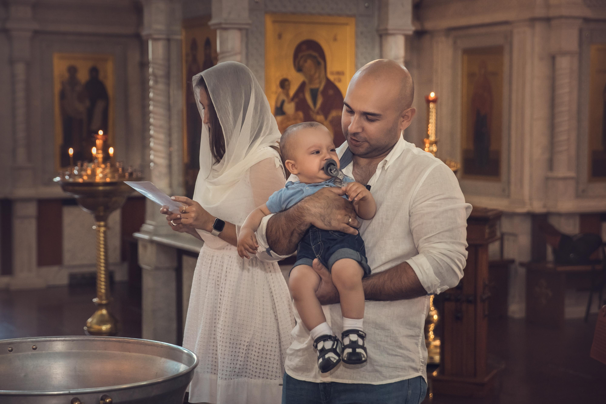 Таинство Крещения в Старо-Покровском Храме. Семейный и детский фотограф в Ростове-на-Дону